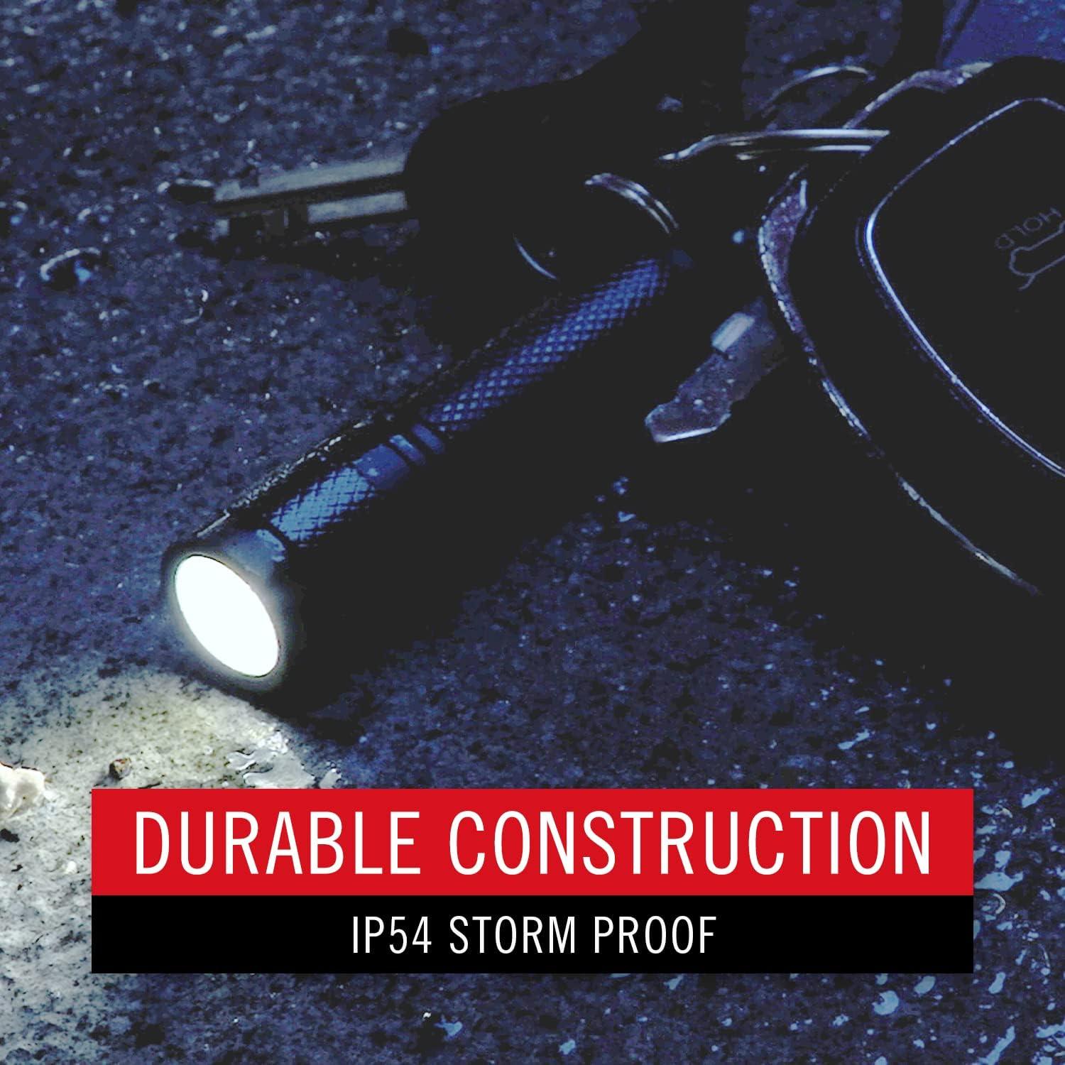 Linterna LED recargable Coast KL20R 380 Lúmenes Negra