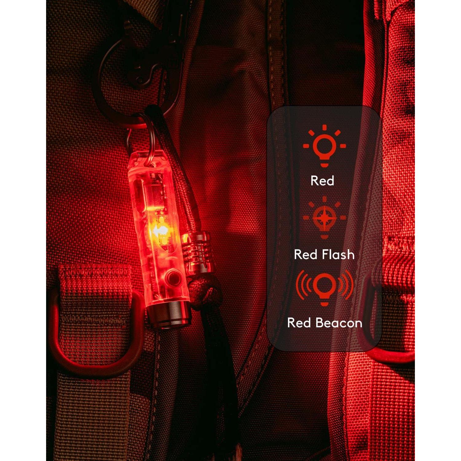 Linterna de Llave RovyVon Aurora A8 G4 Recargable USB-C 420 Lúmenes