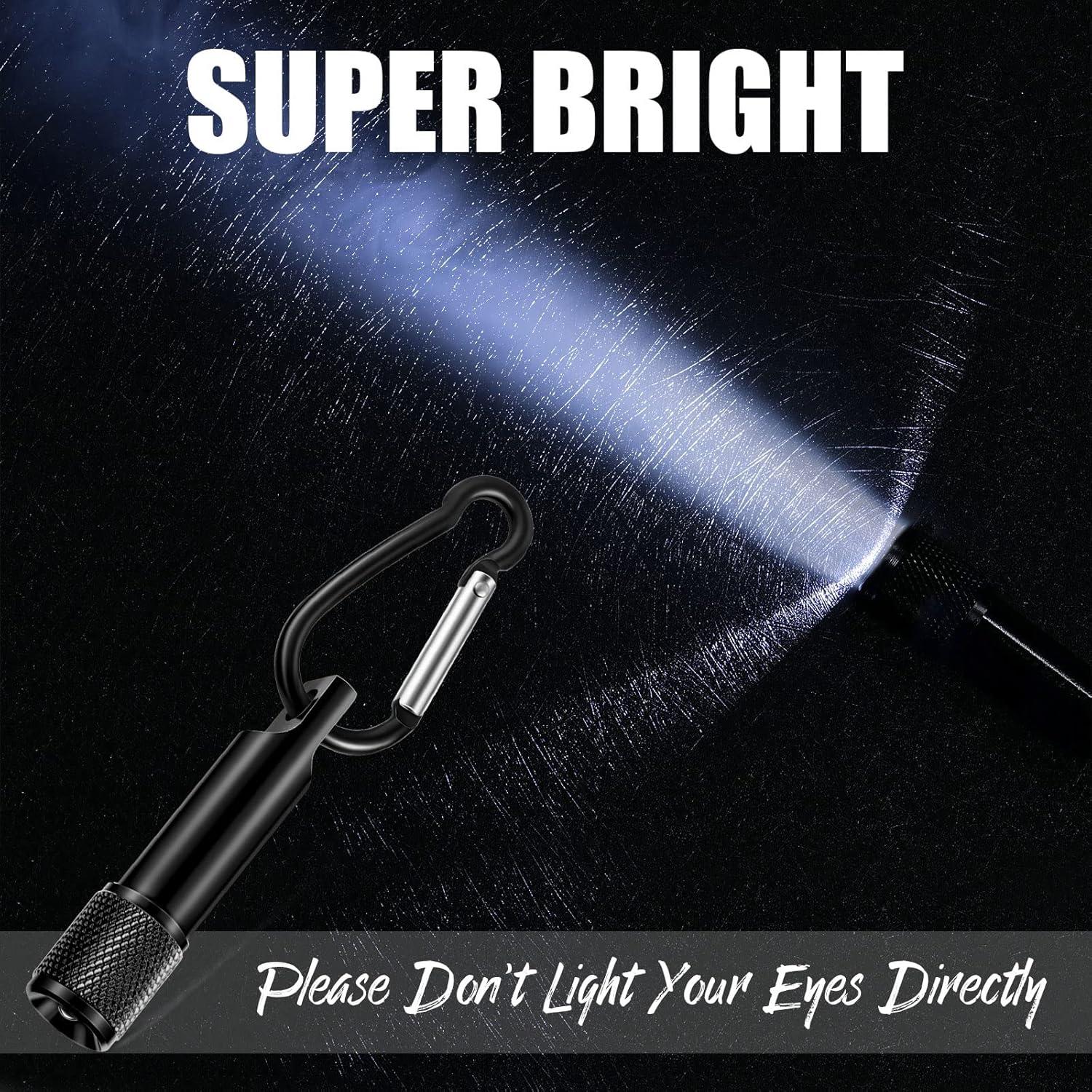 Paquete de 49 Mini Linternas LED Cunno para Camping y Senderismo