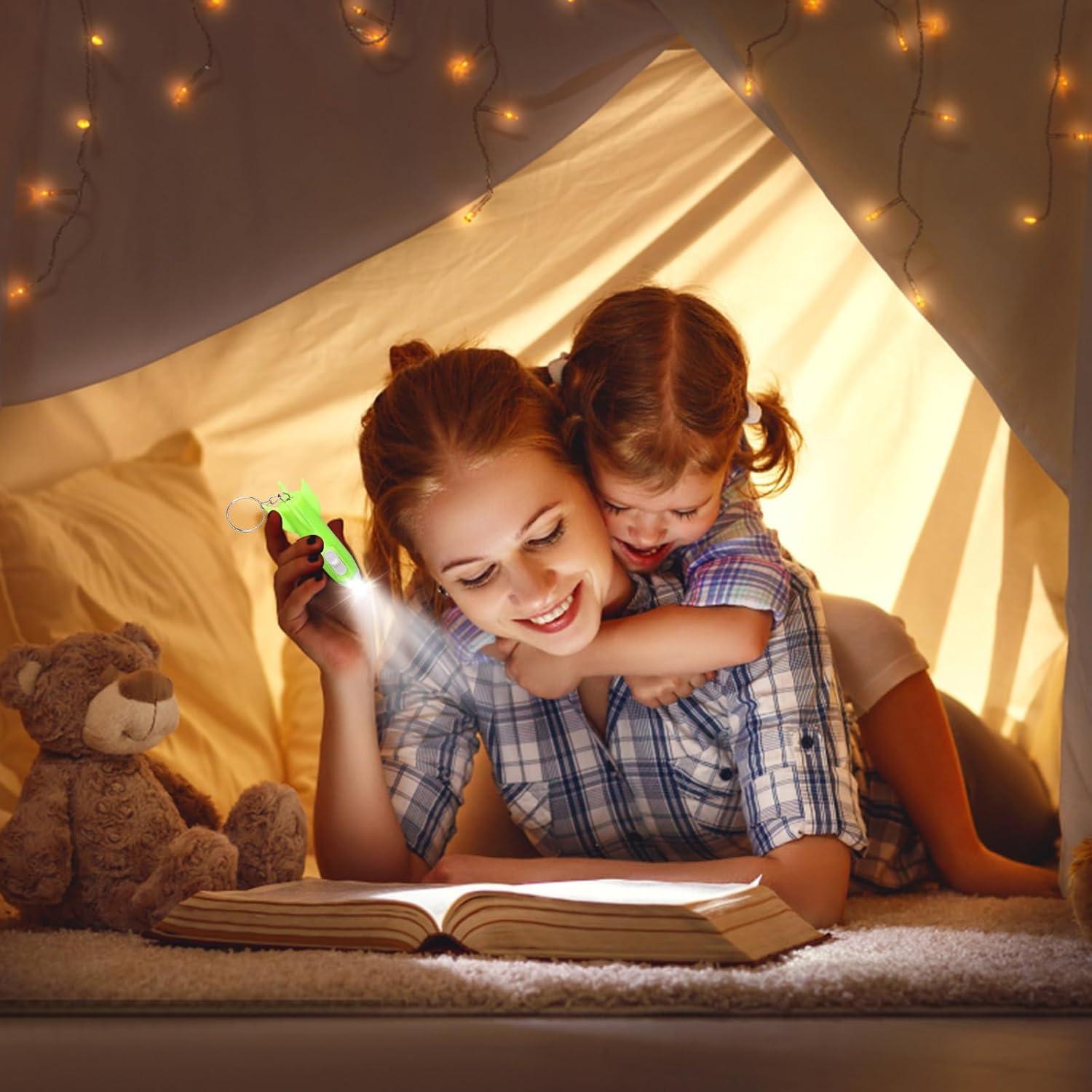 160 Mini Linternas LED Coloridas para Llaveros - Regalos Fiesta