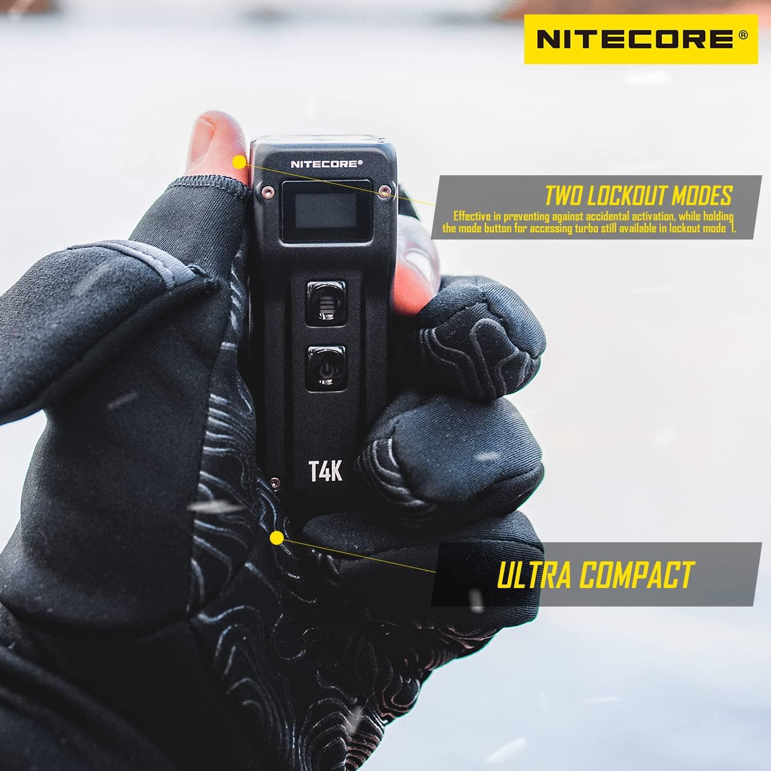 Linterna Nitecore T4K 4000 Lúmenes LED Recargable USB-C