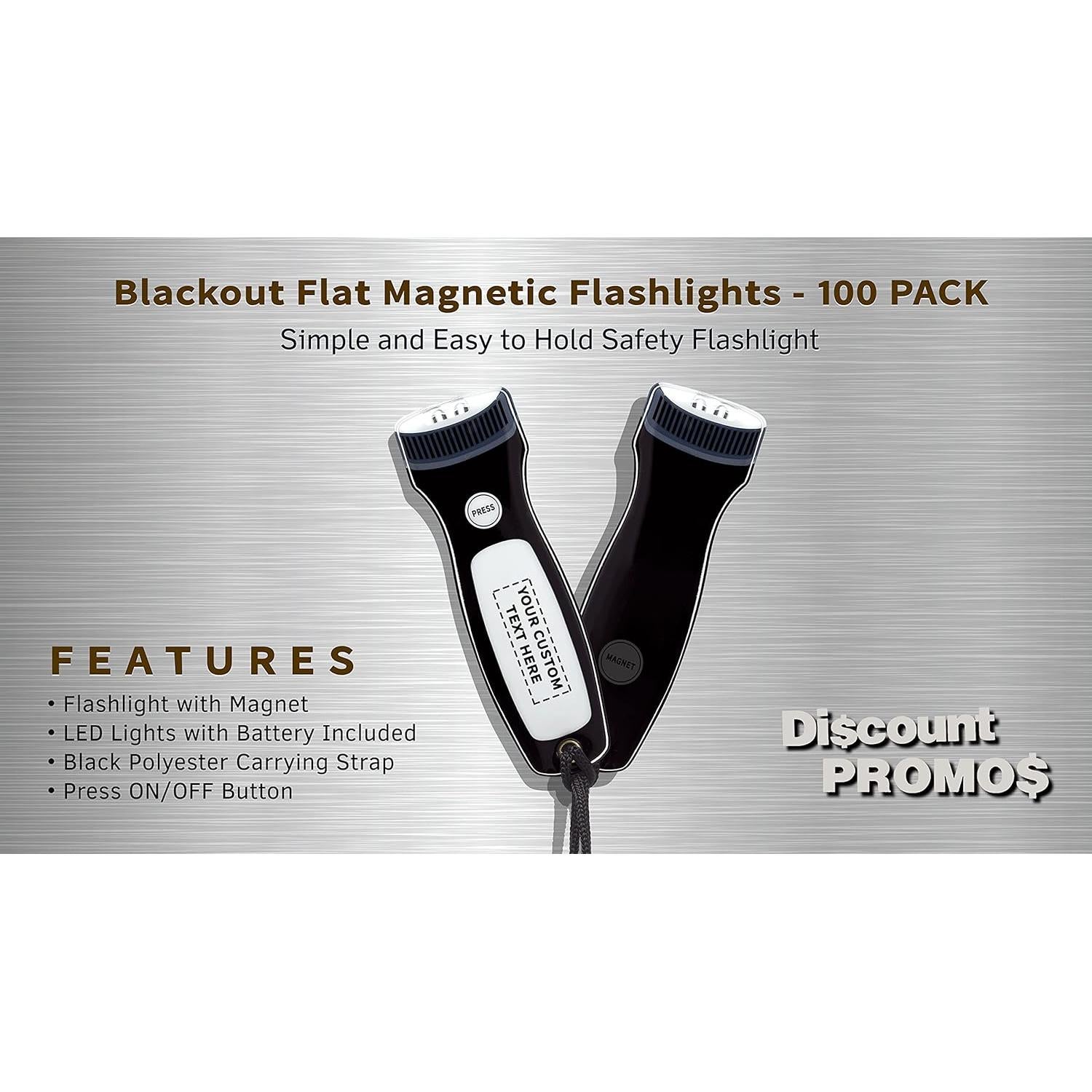 Set de Lámparas Magnéticas Planas Blackout 100 - LED, Personalizables