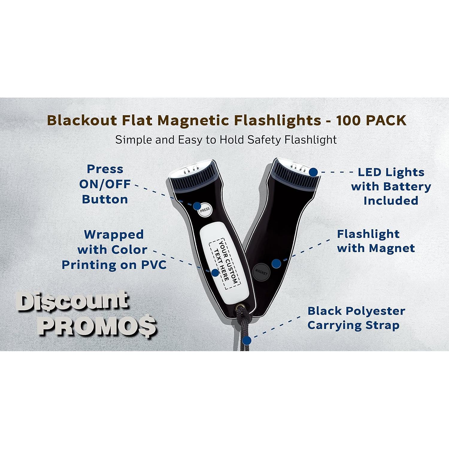 Set de Lámparas Magnéticas Planas Blackout 100 - LED, Personalizables