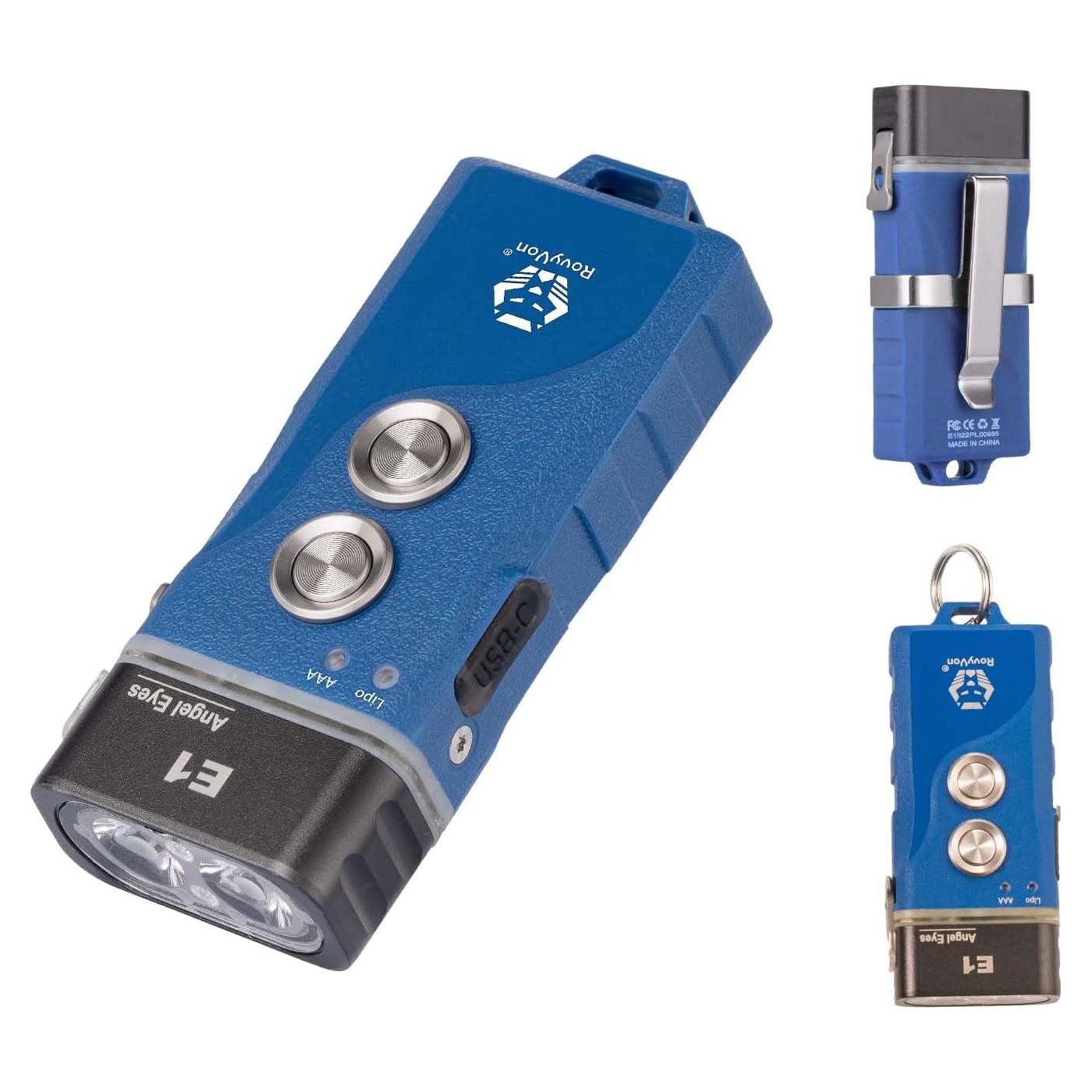 Linterna RovyVon E1 Mini EDC 700 Lúmenes Recargable USB-C