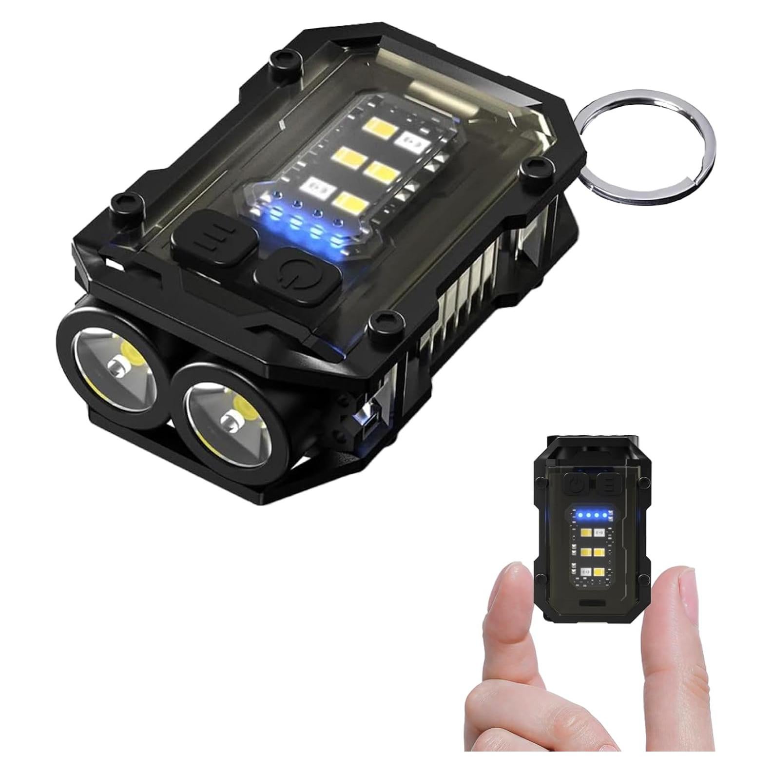 Linterna EDC WARSUN SQ10 Recargable Magnética Compacta