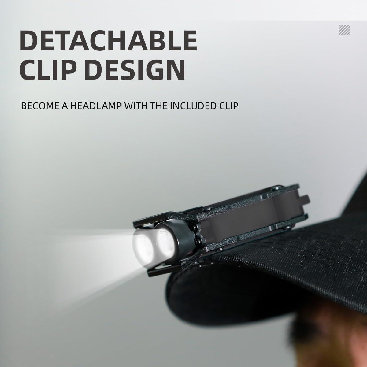 Linterna EDC WARSUN SQ10 Recargable Magnética Compacta