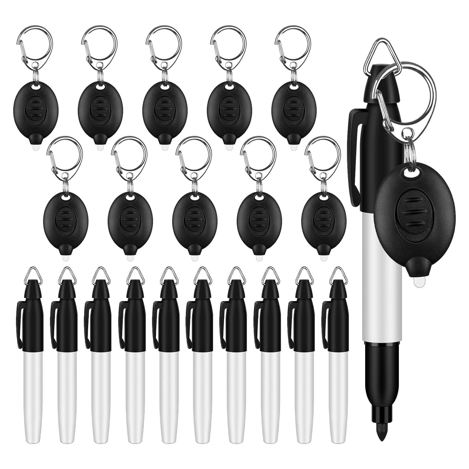 Pack 20 Piezas: Linternas LED Llavero y Marcadores Welecom