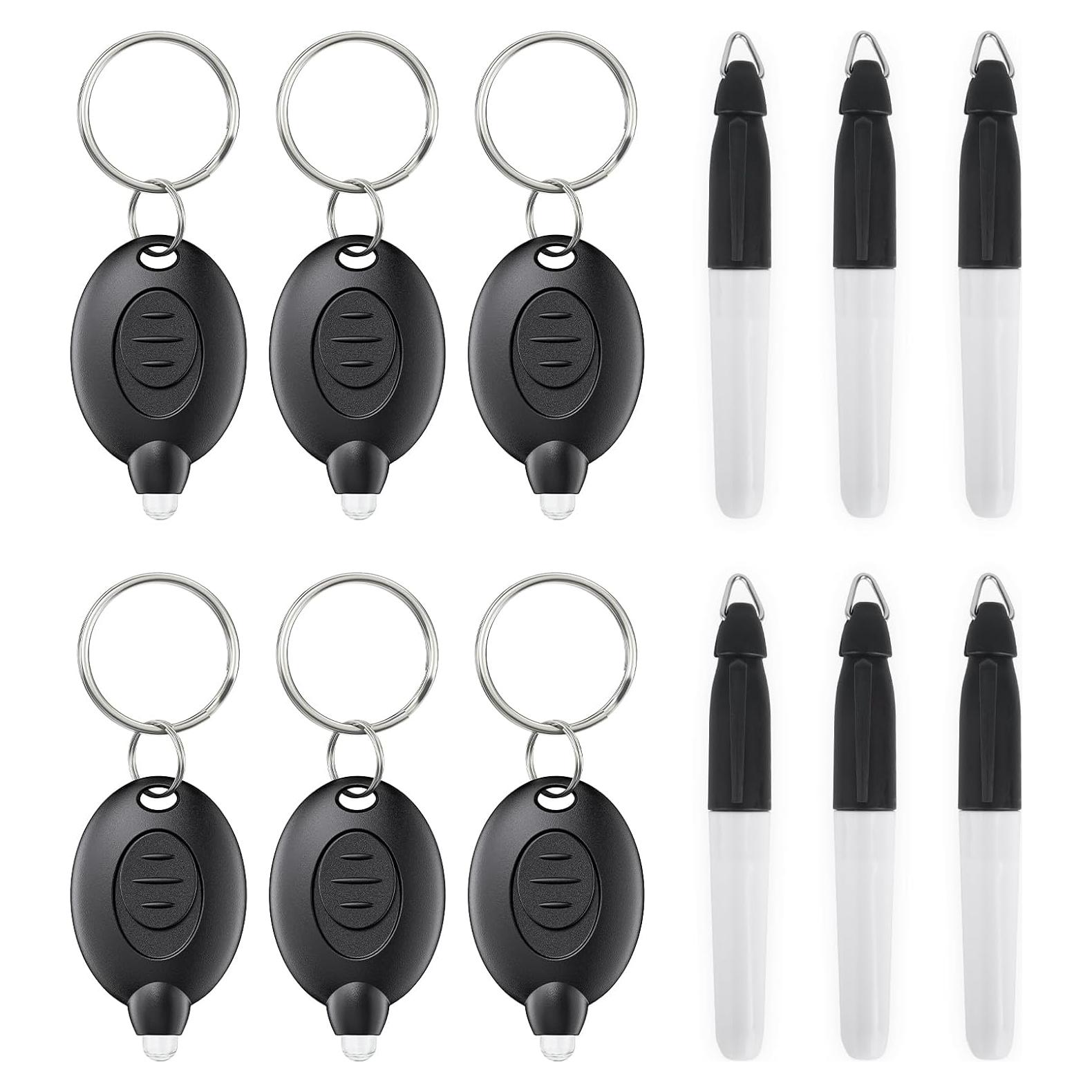 Linternas de Llavero LED Uniclife 12 Lúmenes Batería 12 PCS