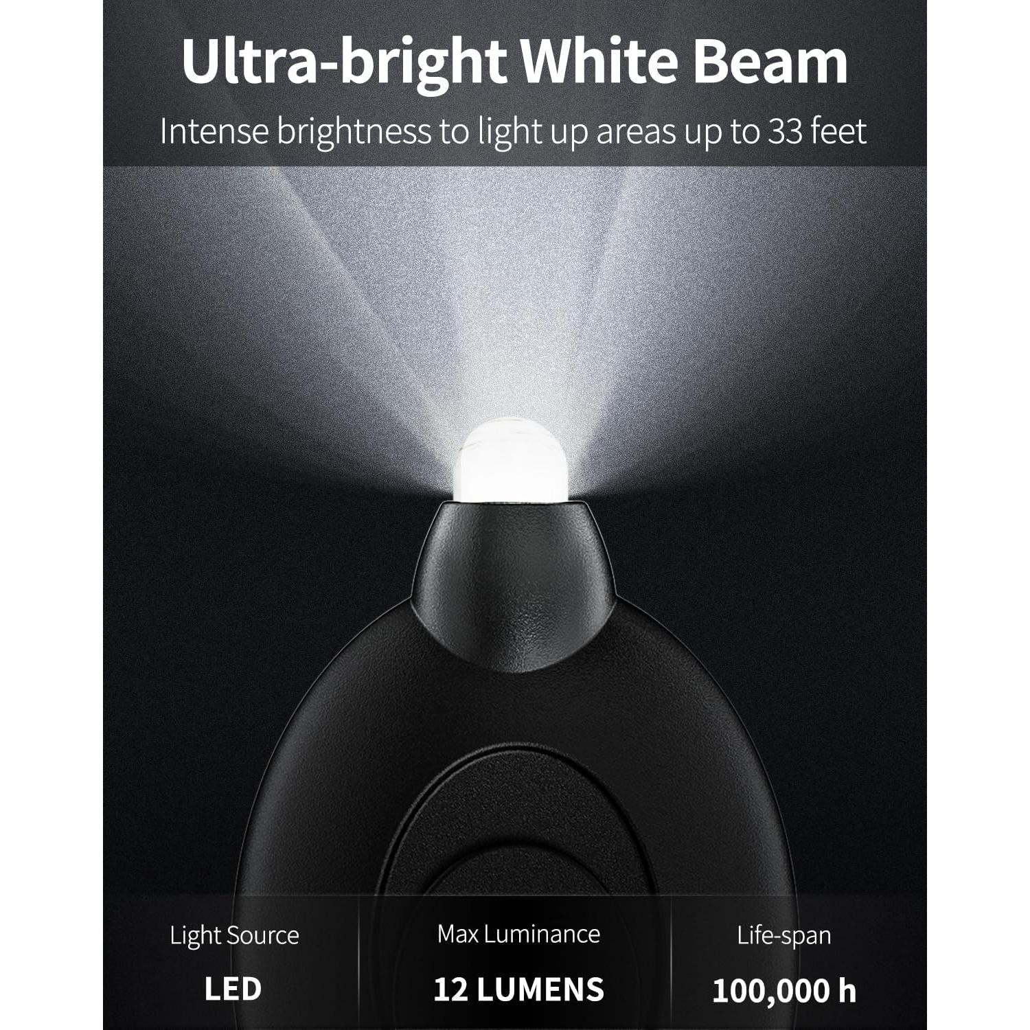 Linternas de Llavero LED Uniclife 12 Lúmenes Batería 12 PCS