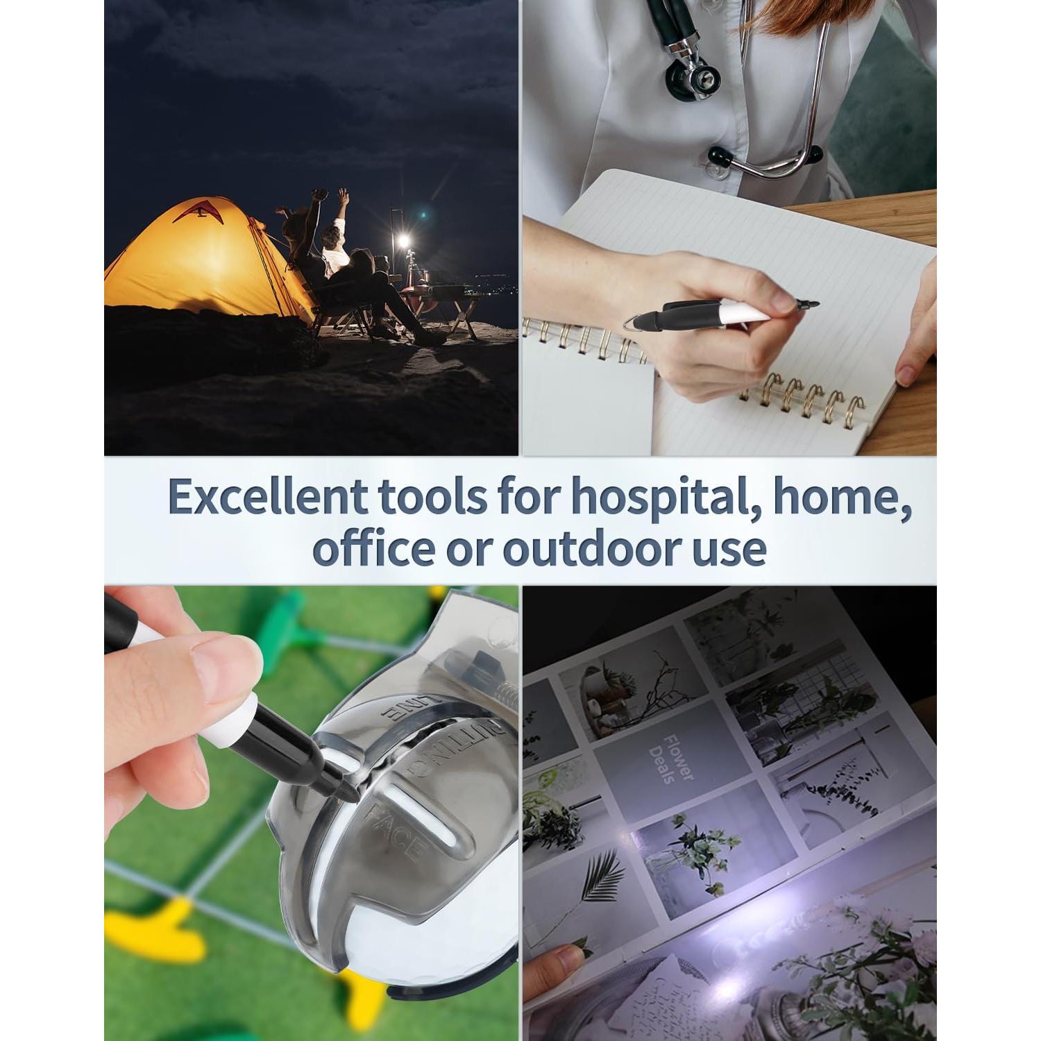 Linternas de Llavero LED Uniclife 12 Lúmenes Batería 12 PCS