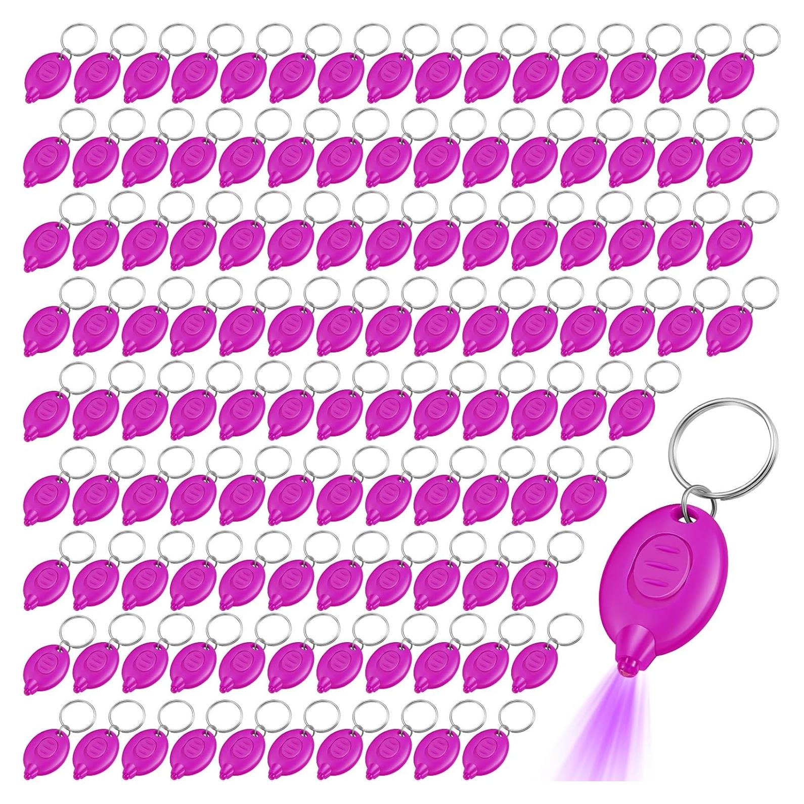 150 Mini Linternas UV de Llavero VIHOSE 395nm Portátiles