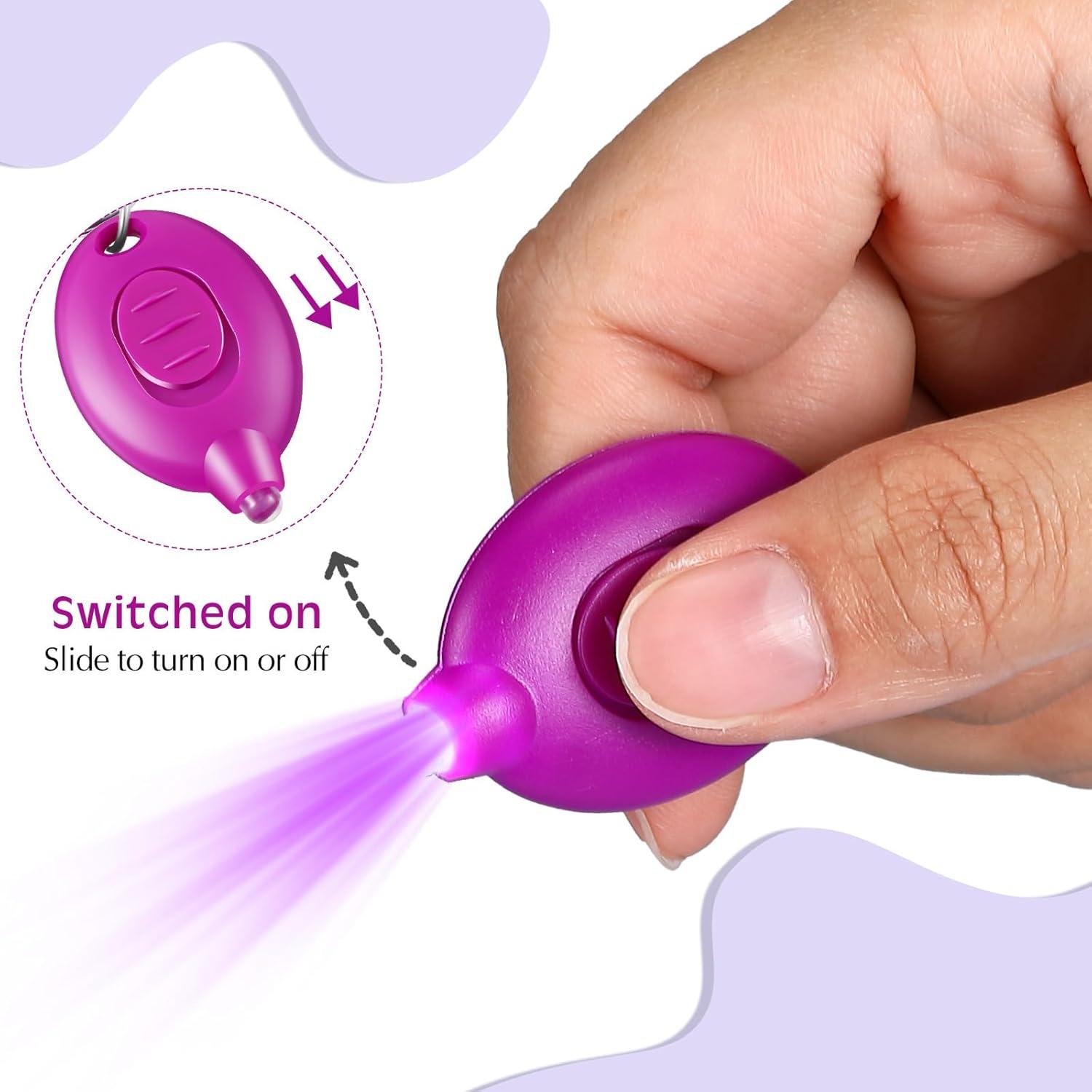 150 Mini Linternas UV de Llavero VIHOSE 395nm Portátiles