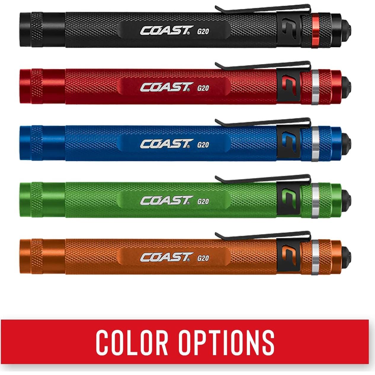 Linterna LED de Inspección Coast G20, 54 Lúmenes, Resistente al Agua