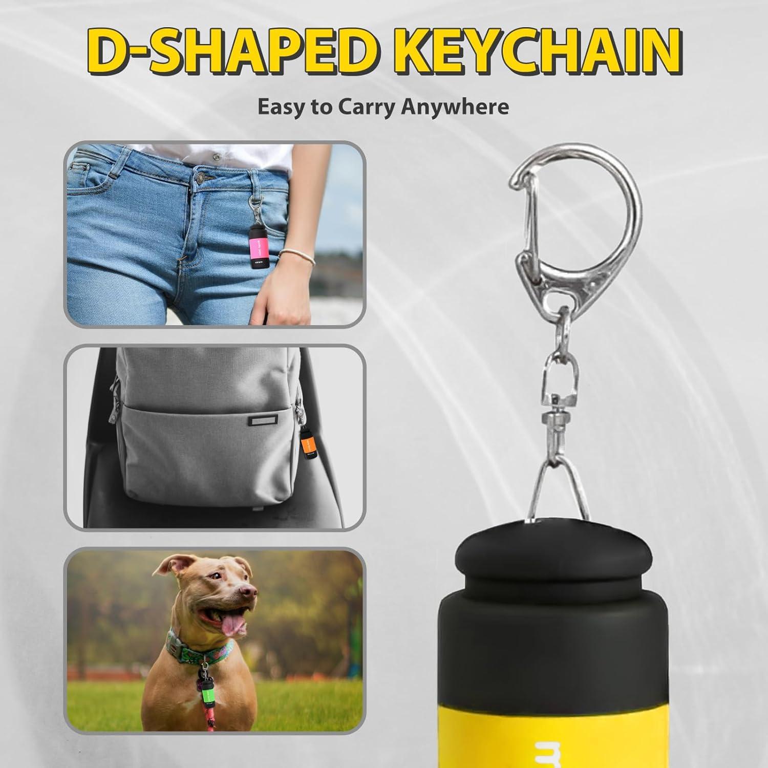 Paquete de 3 Linternas de Llave CASTNOO LED Recargables USB