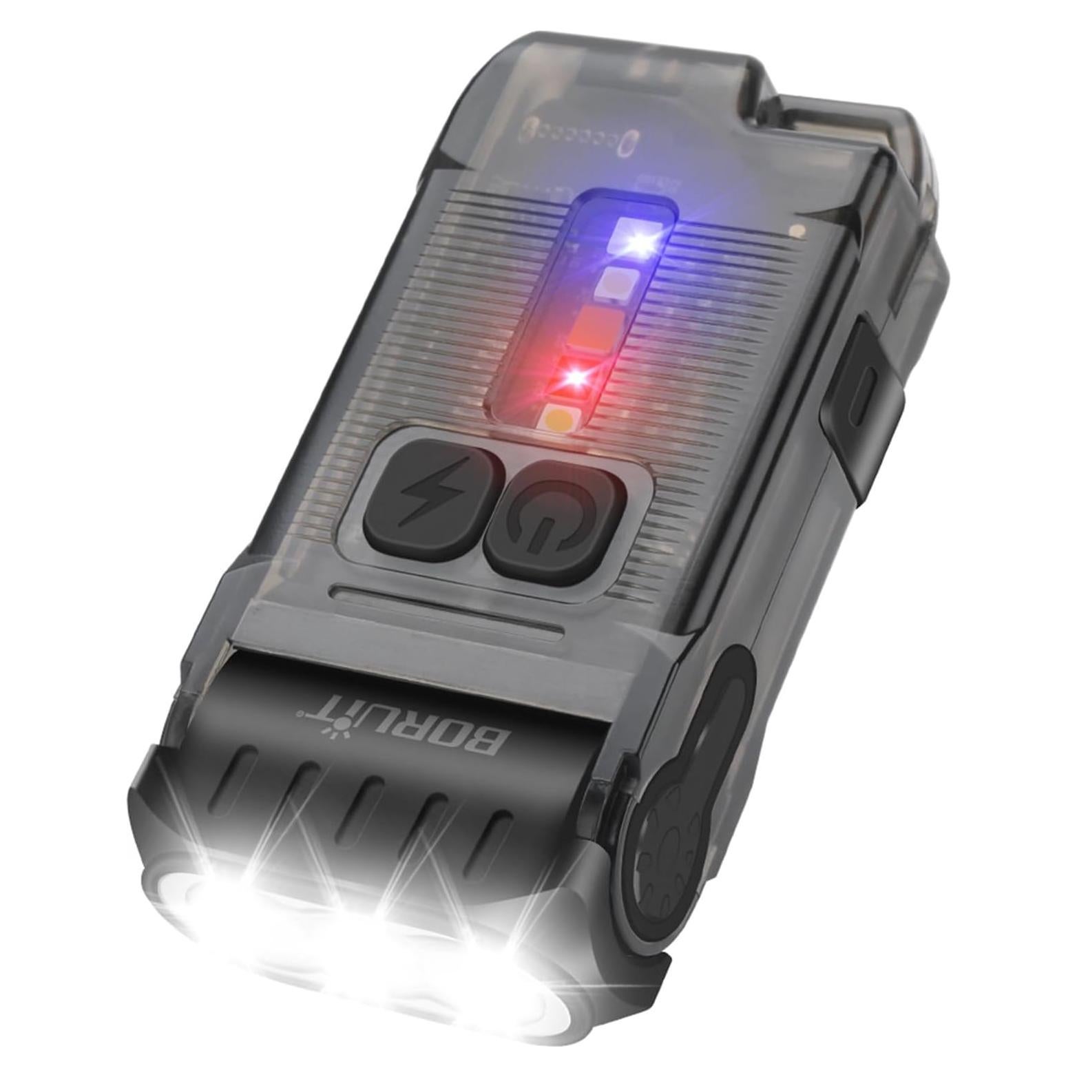 Linterna EDC BORUIT V15 1200 Lúmenes Recargable USB IP67