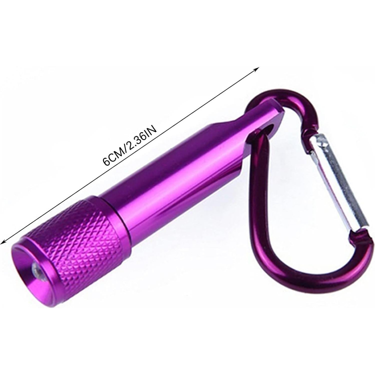 Linterna LED de Llave Compacta BWESOO Morada 56.7g