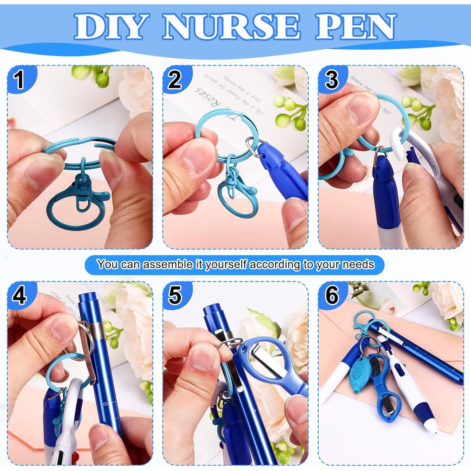 Juego de bolígrafos para enfermeras Draupnir 24 piezas multicolor