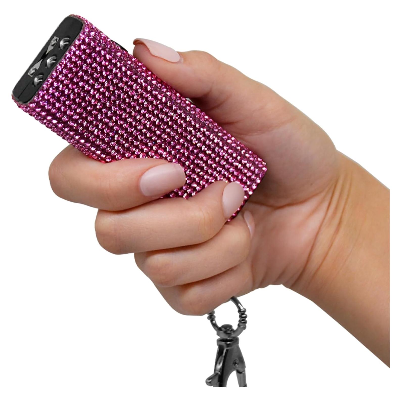 Mini Pistola de Choque Llaverito Guard Dog Bling It On Rosa