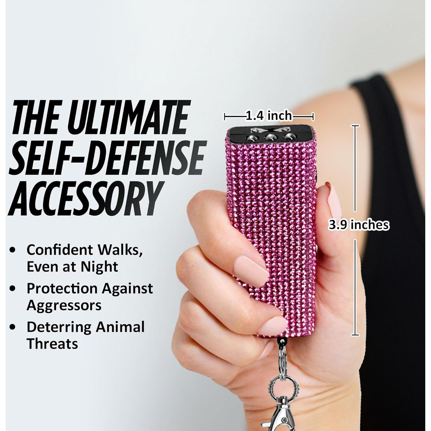 Mini Pistola de Choque Llaverito Guard Dog Bling It On Rosa