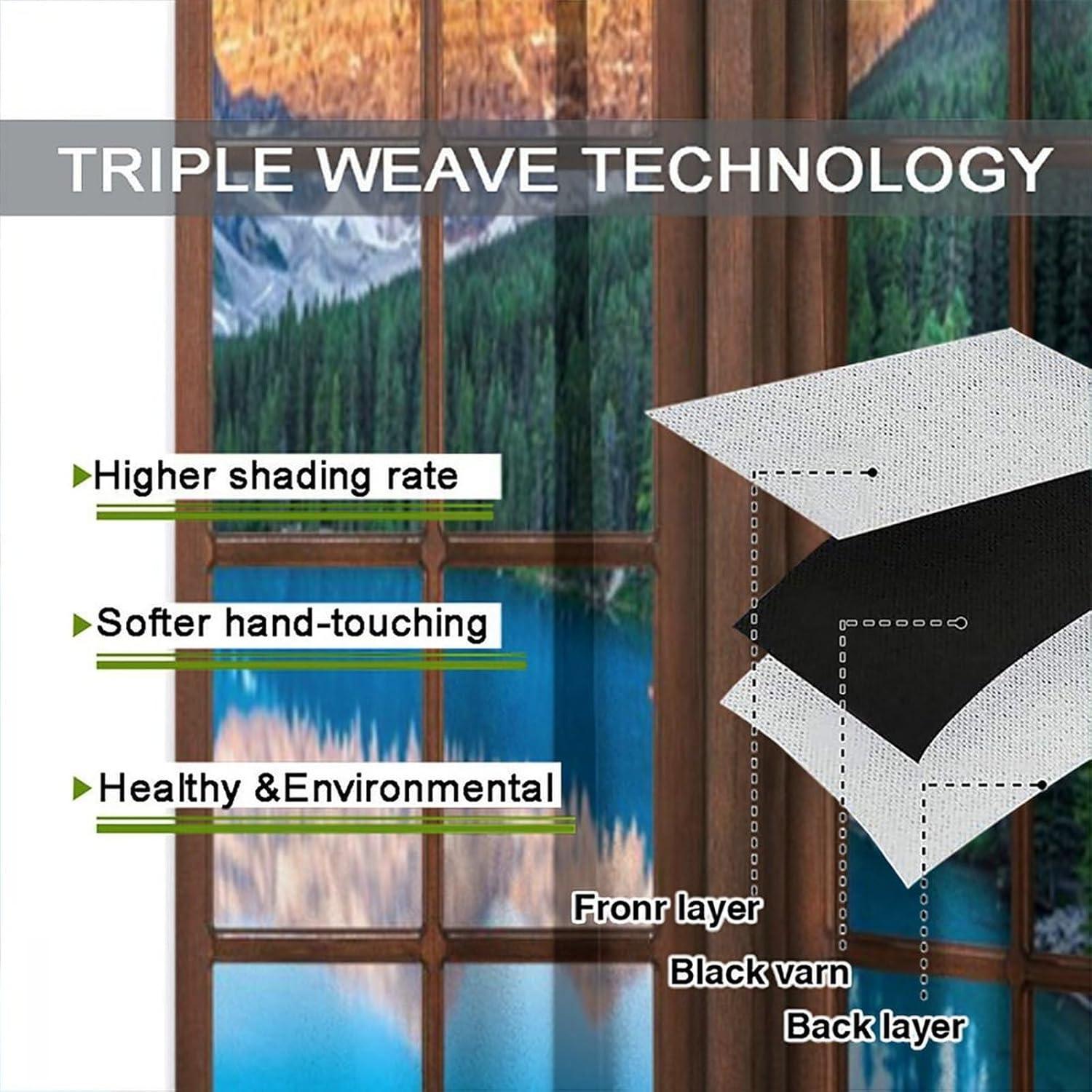 Cortinas Paisajísticas ShiTingYu 106.68x114.3 cm 2 Paneles