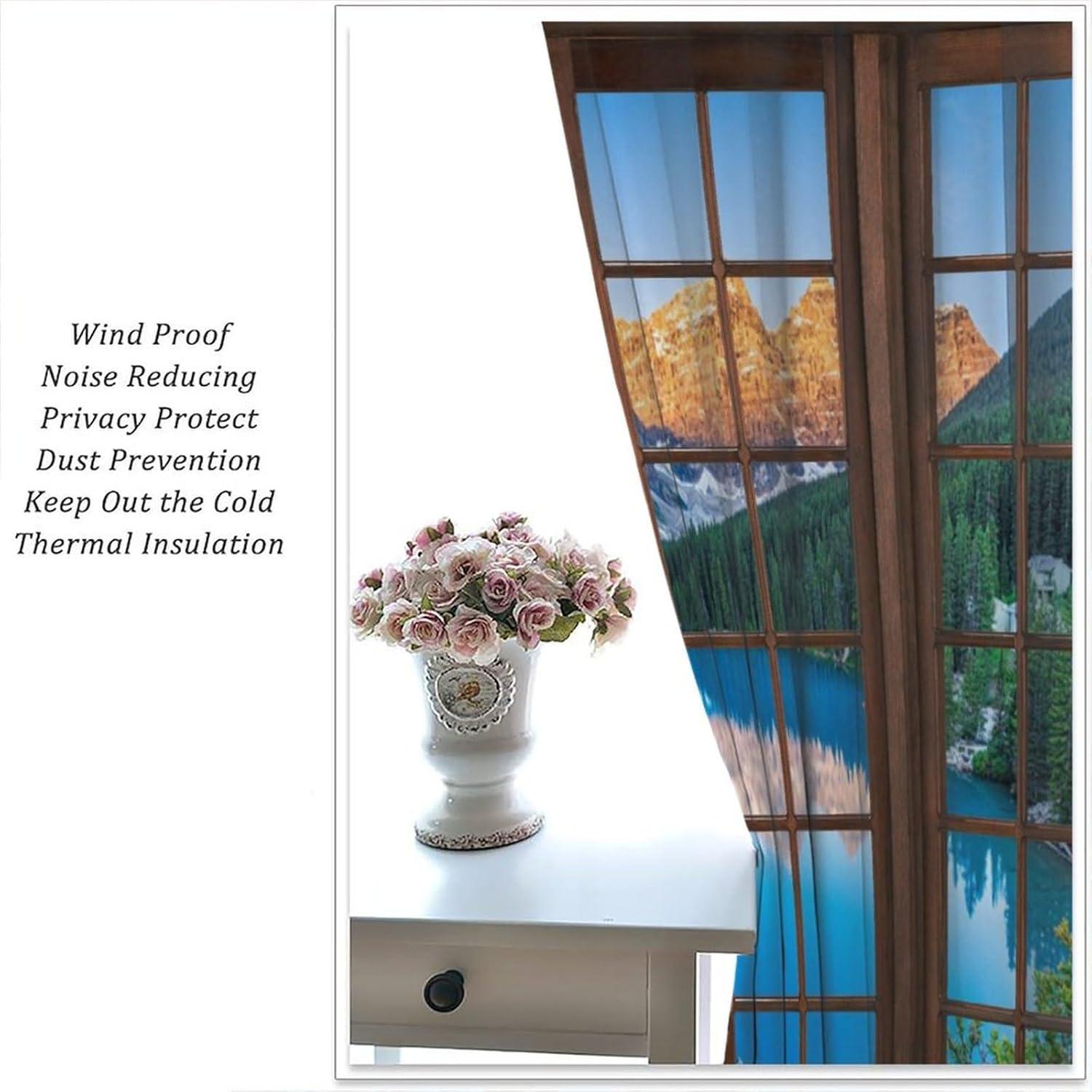 Cortinas Paisajísticas ShiTingYu 106.68x114.3 cm 2 Paneles