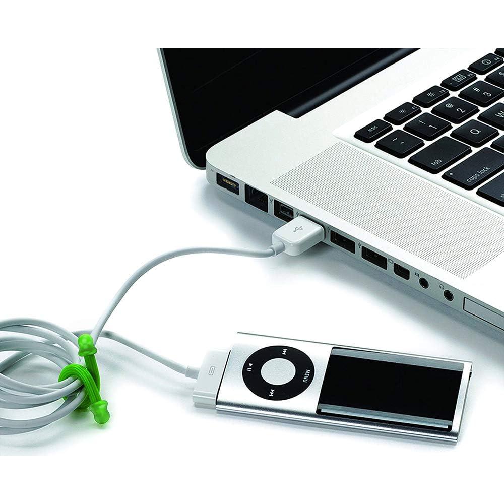 Organizador de Cables NICO SEE WONDER 9 Piezas Silicona 3 Tamaños