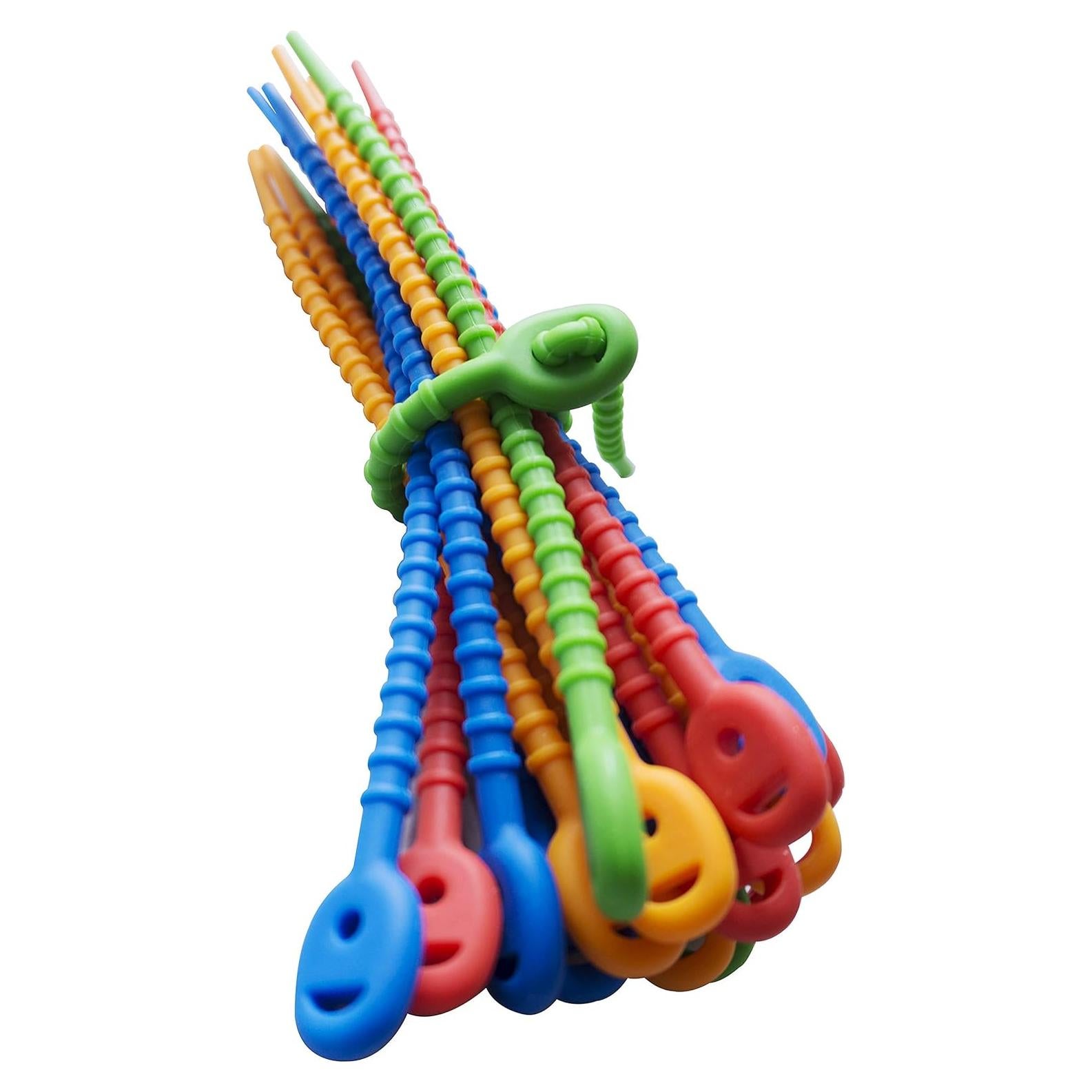 Bridas de Silicona Reutilizables EcoSearene - 20 Pcs - 15.24 cm