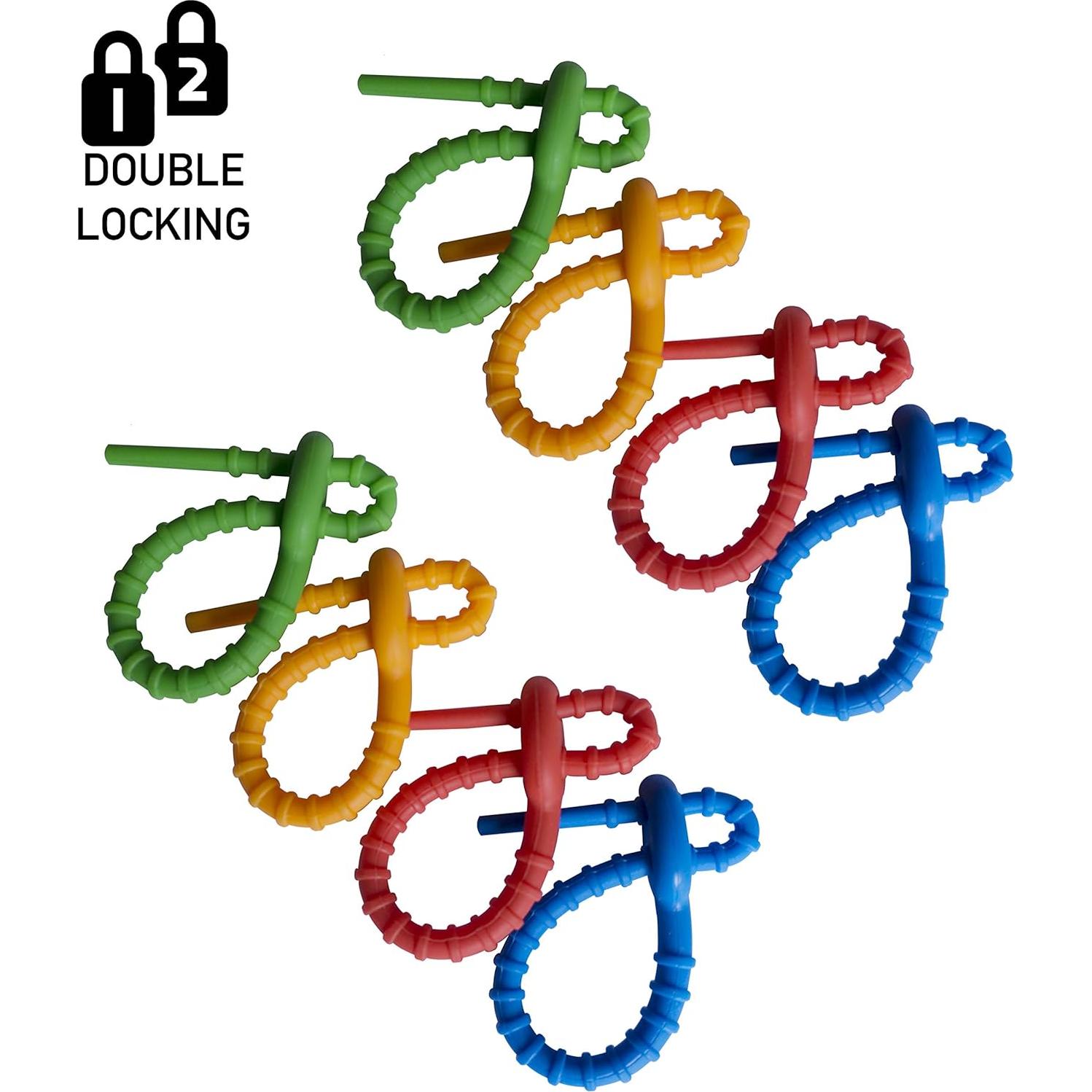 Bridas de Silicona Reutilizables EcoSearene - 20 Pcs - 15.24 cm