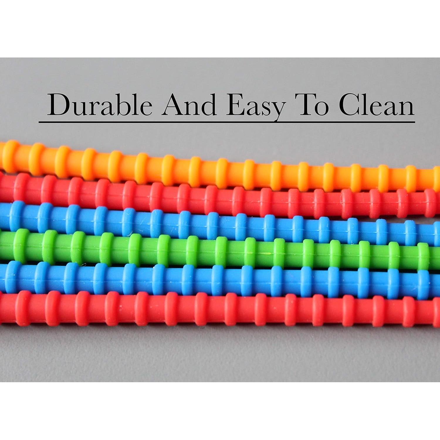 Bridas de Silicona Reutilizables EcoSearene - 20 Pcs - 15.24 cm