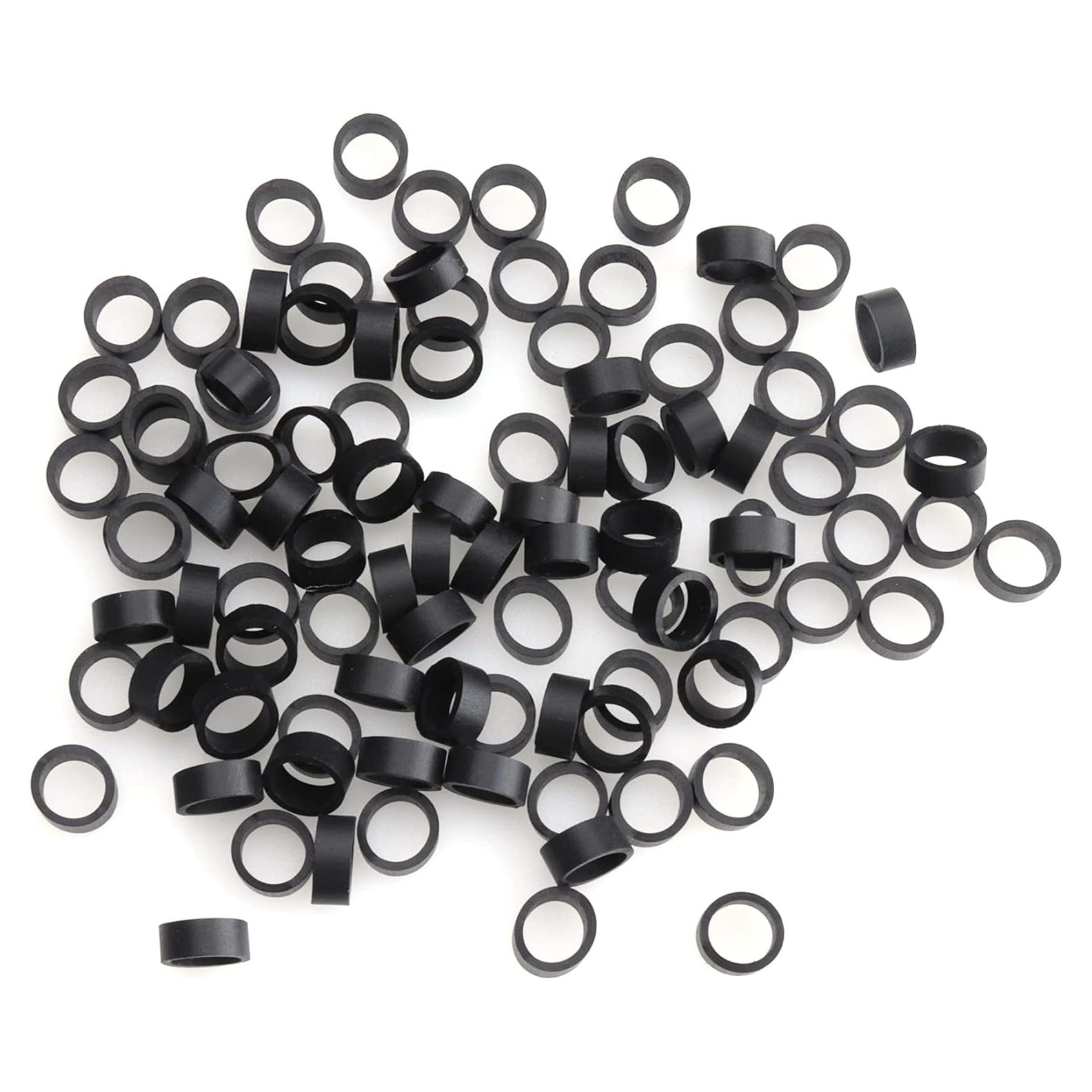 200 Bridas de Silicona Ruwado 12 mm para Organización de Cables