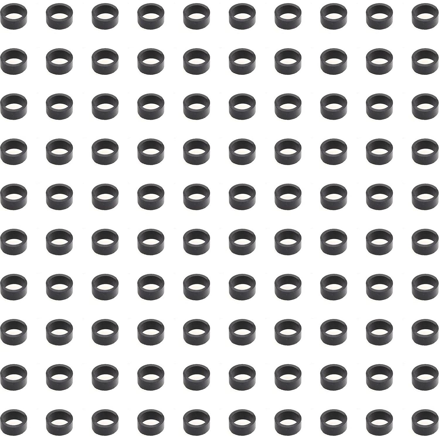 200 Bridas de Silicona Ruwado 12 mm para Organización de Cables