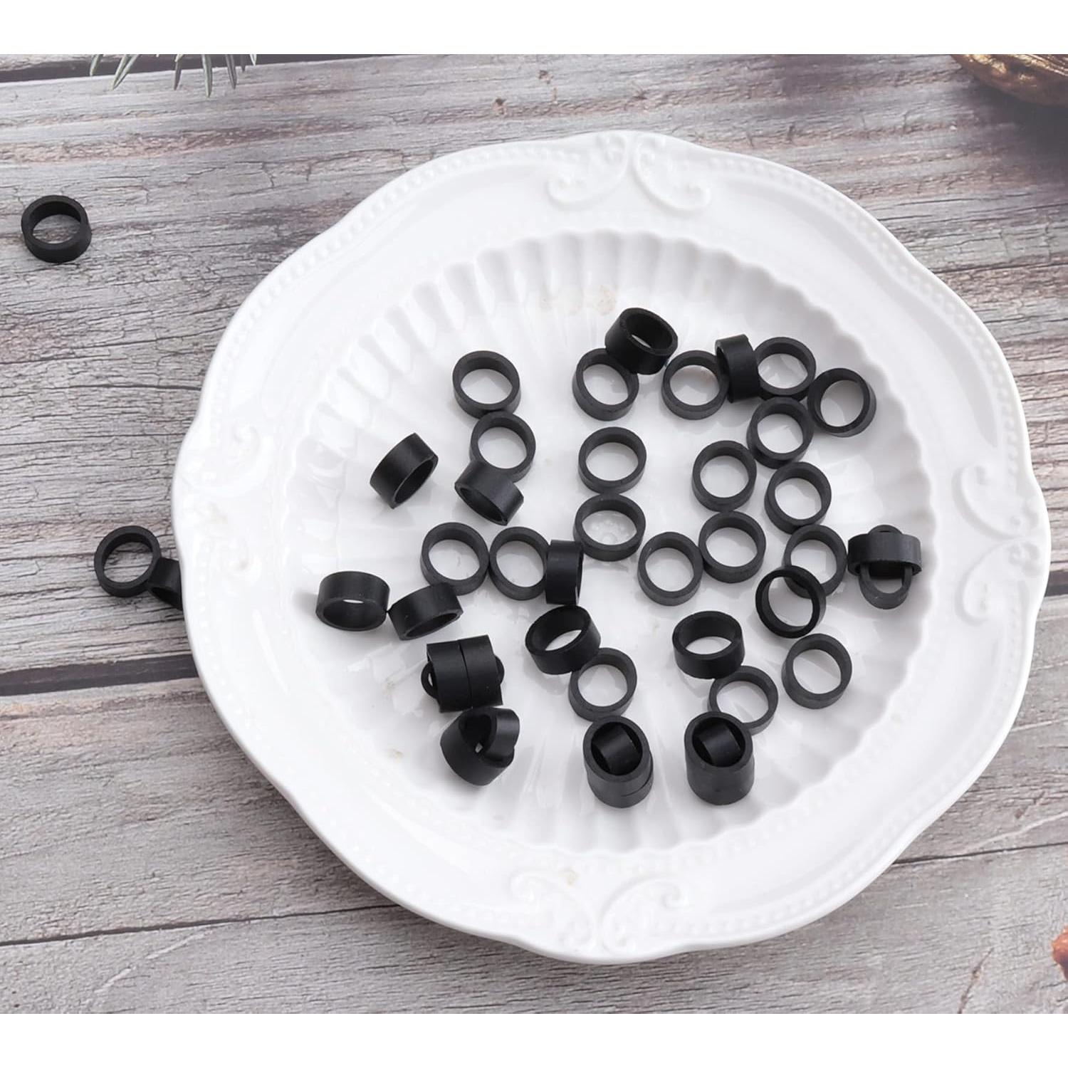 200 Bridas de Silicona Ruwado 12 mm para Organización de Cables