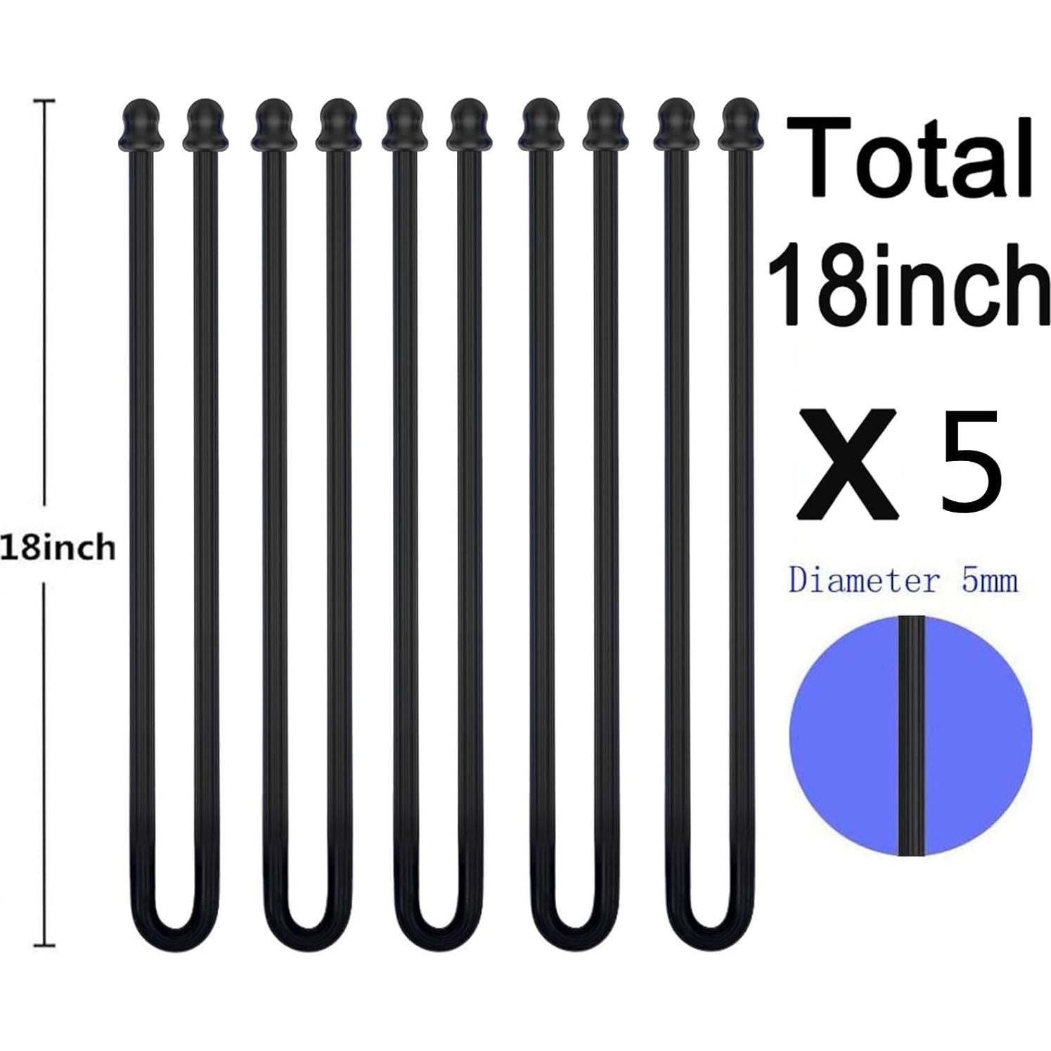 5 Piezas Correa de Silicona NICO SEE WONDER 45.72cm 5mm