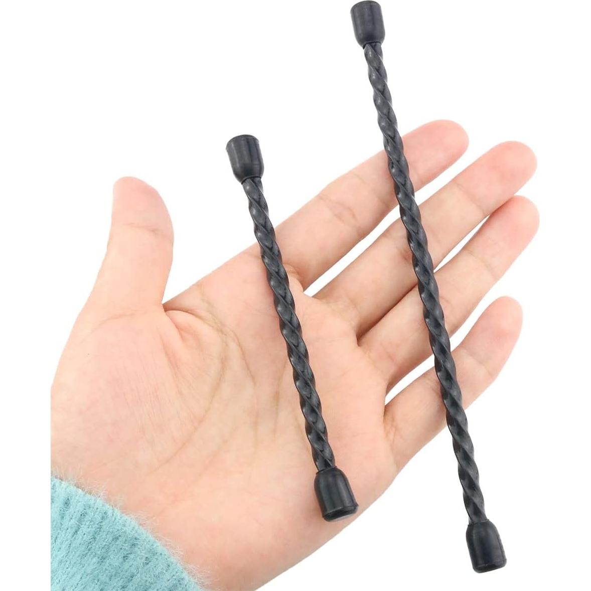 Bridas de Cable de Goma ITROLLE 20 Piezas 10 y 15 cm Negras