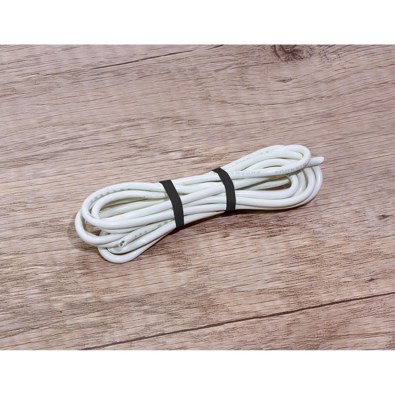 200 Correas de Silicona Negras ONLYKXY para Cables 8x5mm