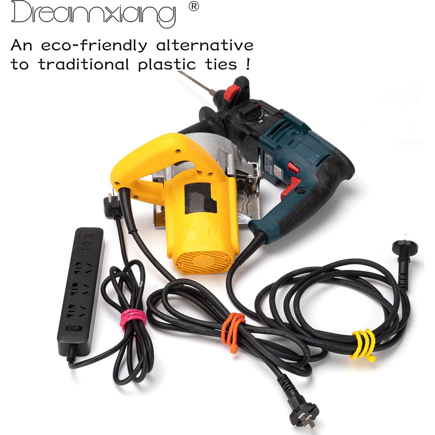 Correas de Silicona Dreamxiang para Organizar Cables 3-60 cm