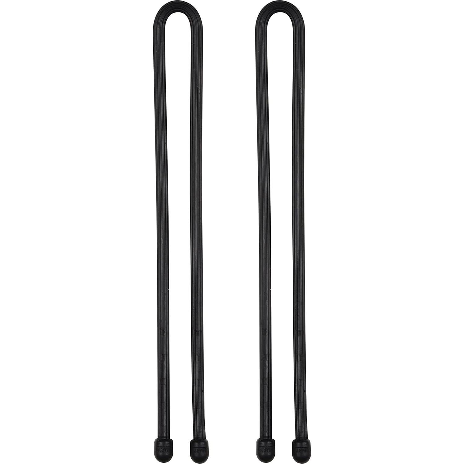 Corbatas de Goma Reutilizables Nite Ize 30.48 cm Negro Paquete de 2
