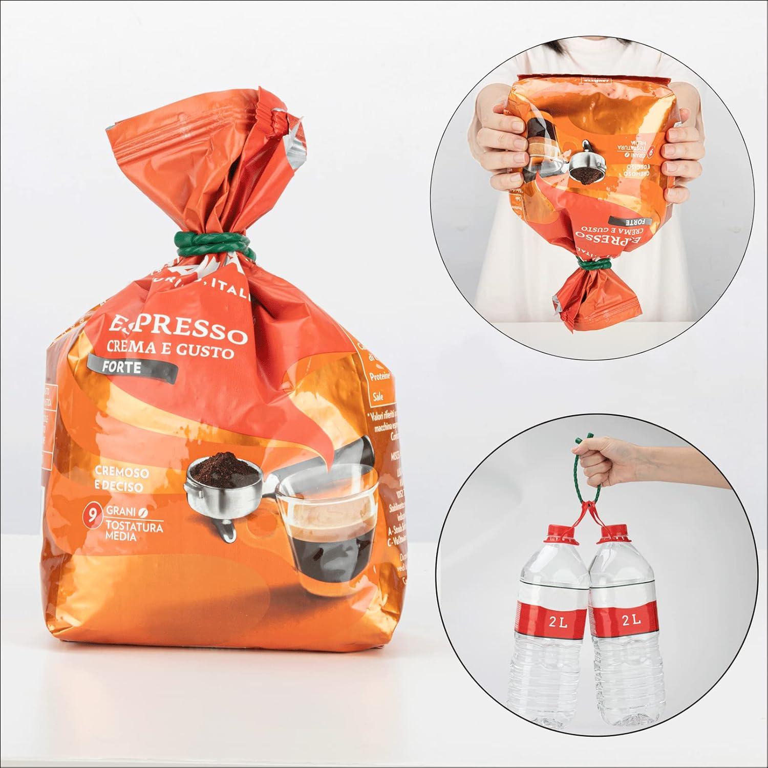 8 Sujetadores de Cable de Silicona 30.48 cm LOIUO Blancos