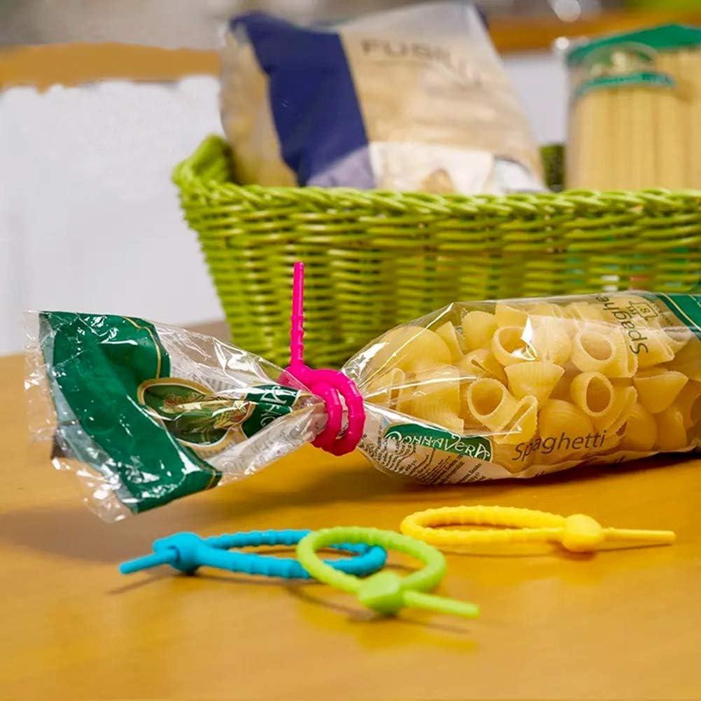 21 Clips de Silicona Coloridos AYWFEY 21 cm Reutilizables