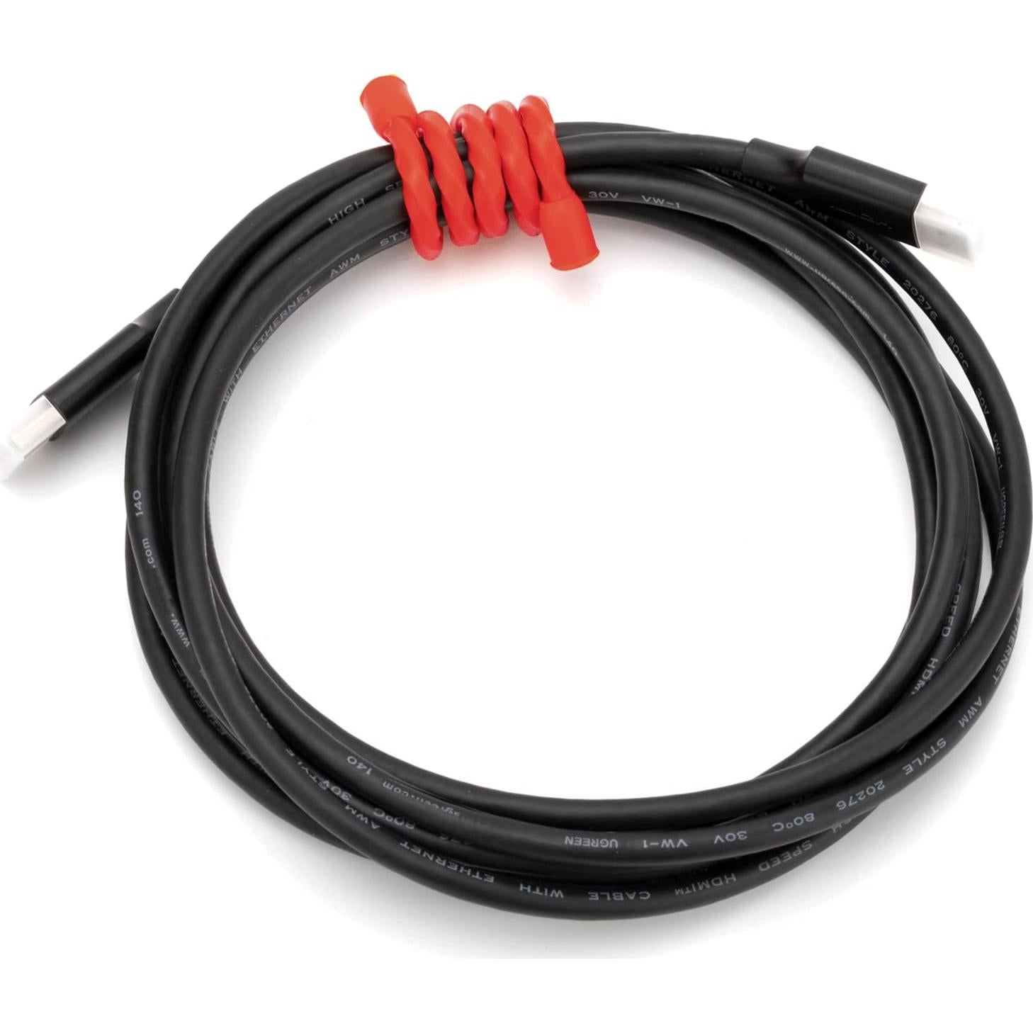 Ataduras de Cable Silicona GESIPOR 24" 5 Piezas Rojo 6.5mm