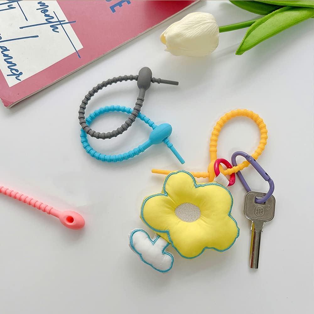 20 Corbatas de Cable de Silicona BIGEBO Multicolor 21 cm