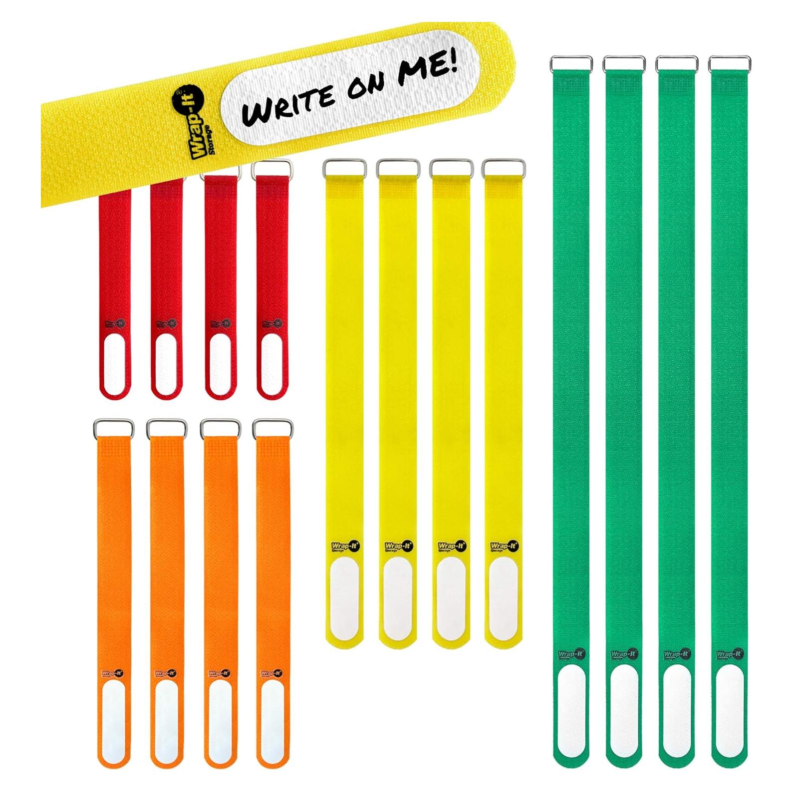 Cintas de Almacenamiento Wrap-It 16 Unidades Multiusos Reutilizables