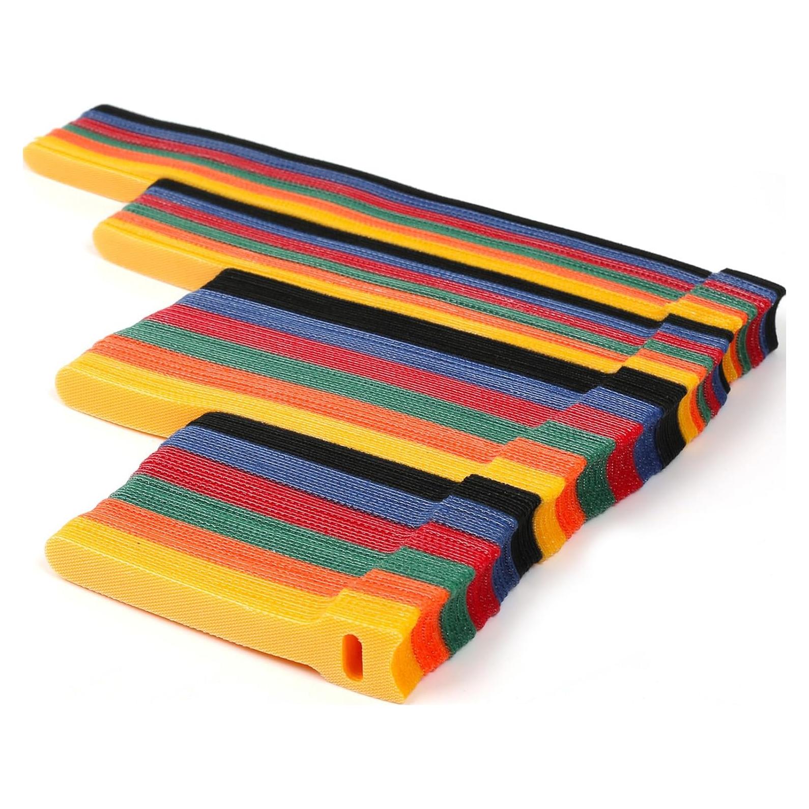 Bridas Reutilizables 180 Pcs Nylon 4-10 Pulgadas Coloridas