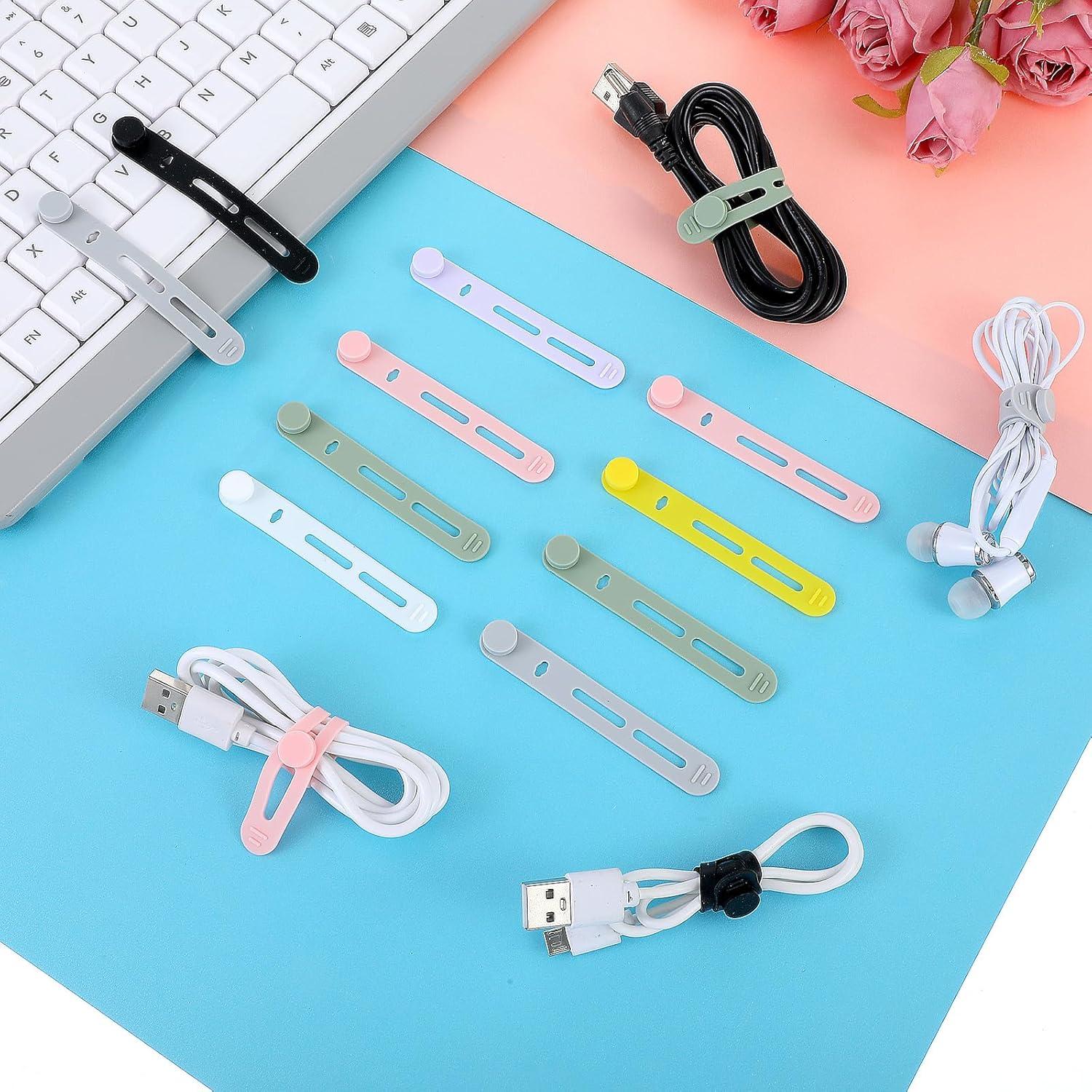 42 Correas de Silicona Multicolor Psyqtsuary 8x1.2cm