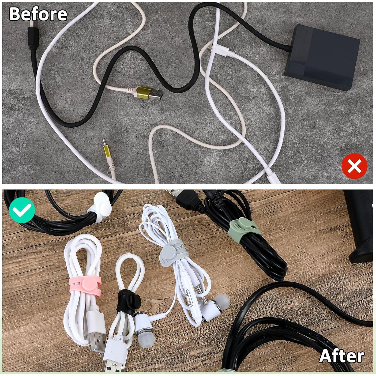 42 Correas de Silicona Multicolor Psyqtsuary 8x1.2cm