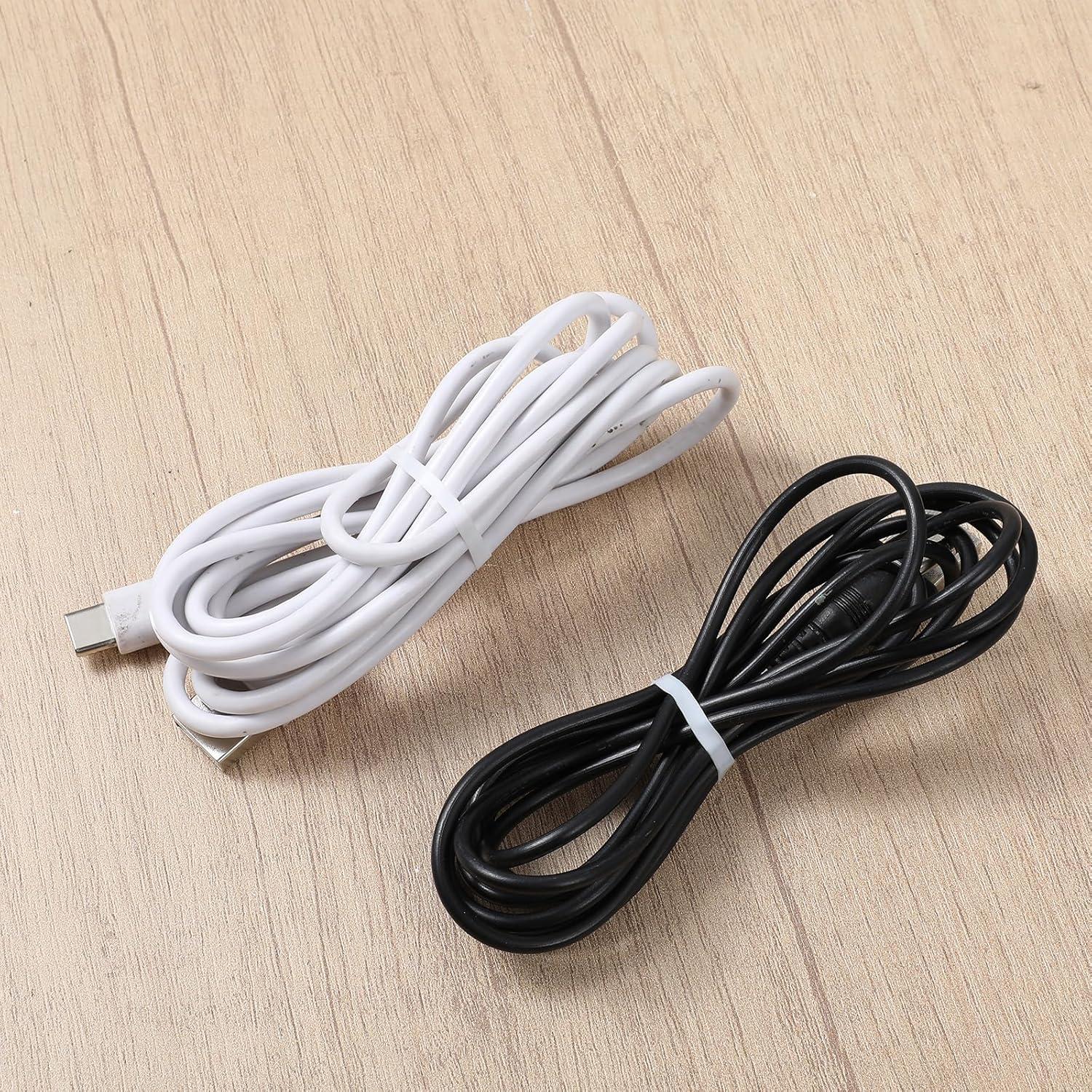 400 Sujetadores de Cable de Silicona TIESOME 8mm Reutilizables