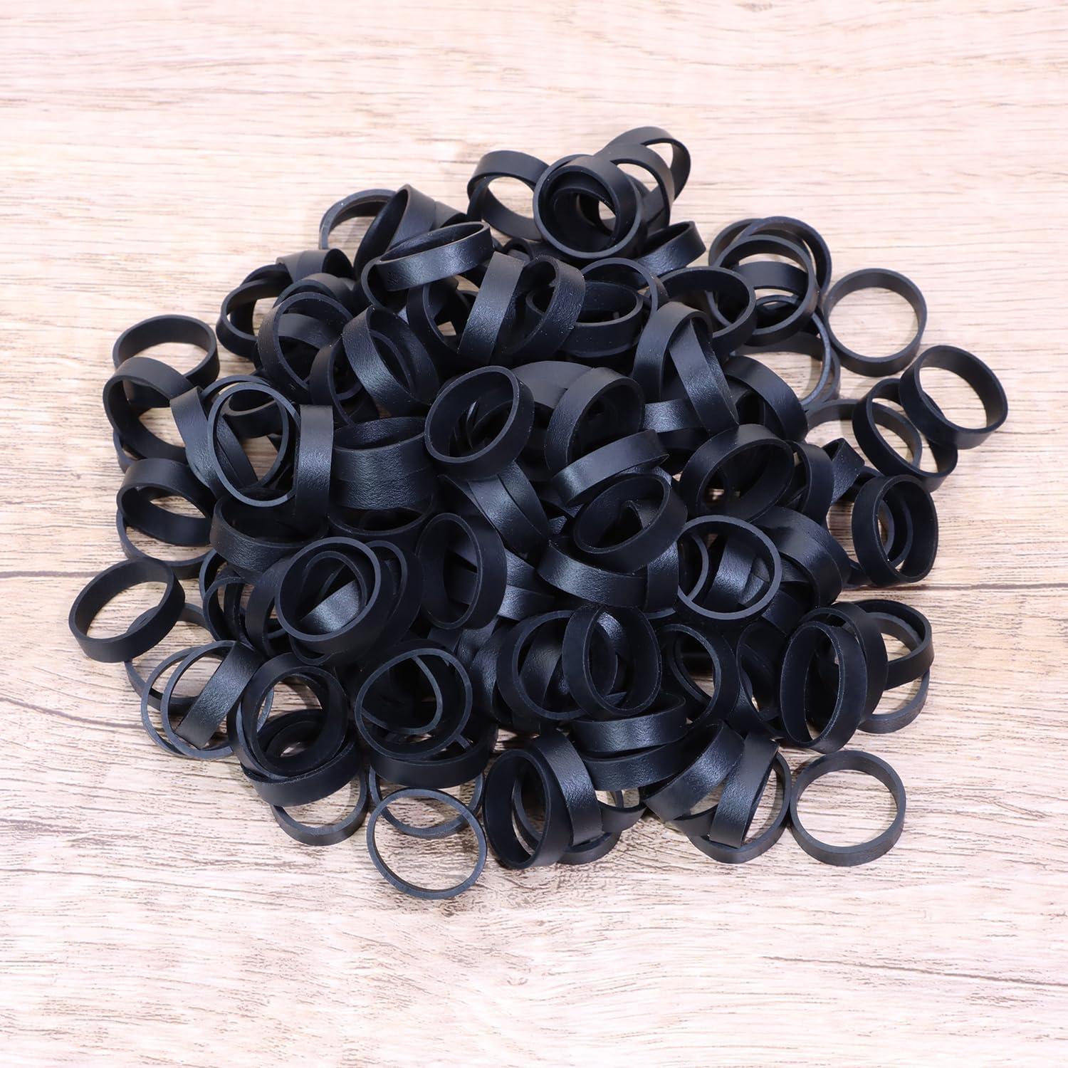 Sujetacables de Silicona ONLYKXY 100 Piezas 16x5mm Negro