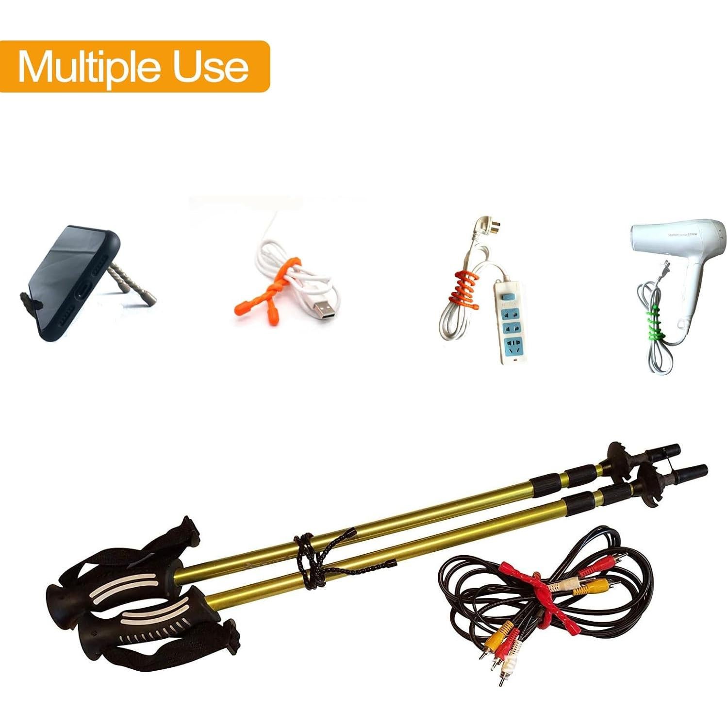 Correas de Cable de Silicona Reutilizables 18PCS Genérico 10-20cm