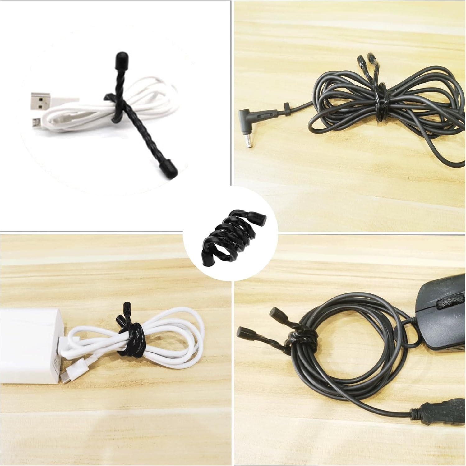 Correas de Cable de Silicona Reutilizables 18PCS Genérico 10-20cm