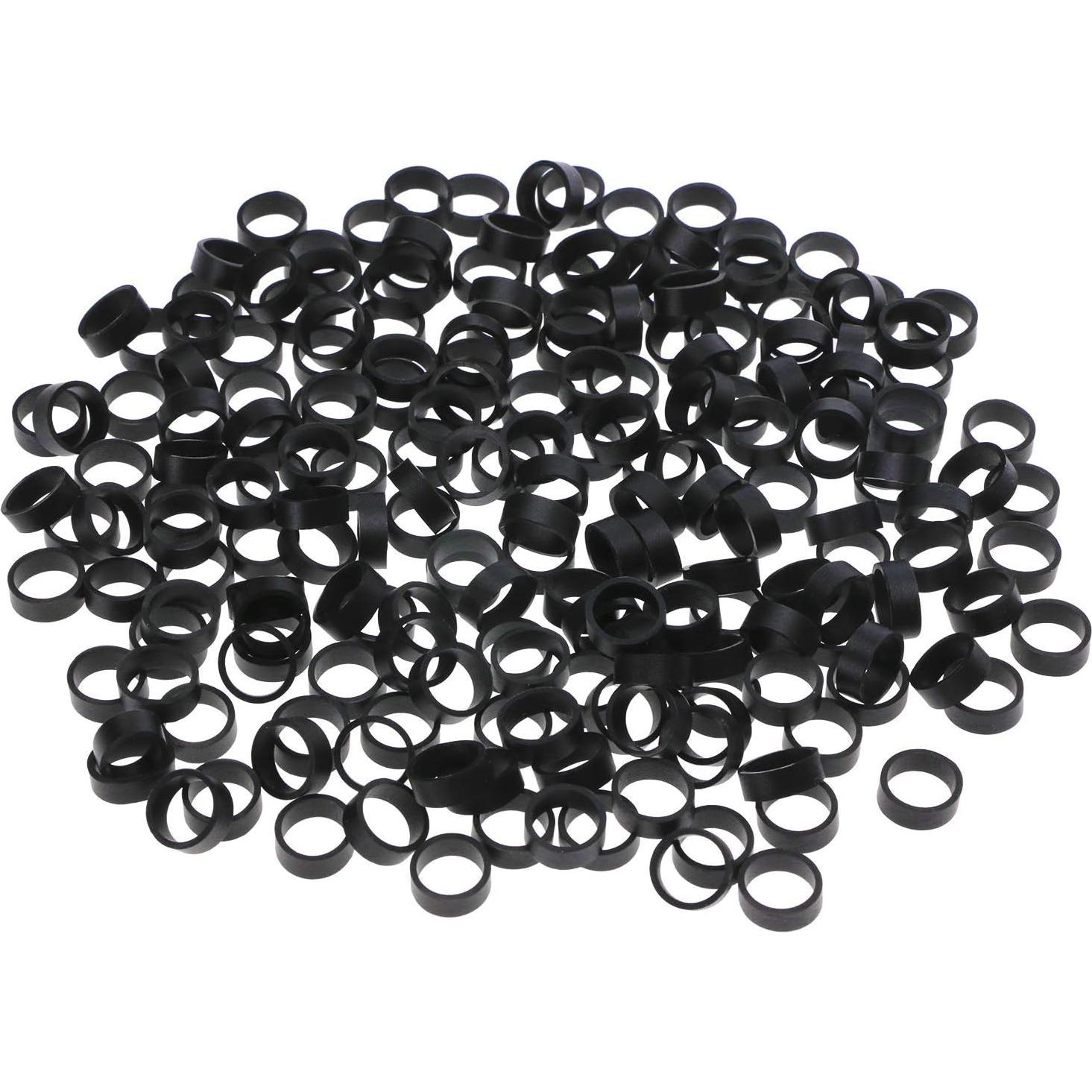 200 Sujetacables de Silicona ONLYKXY, Anillos Reutilizables 10mm